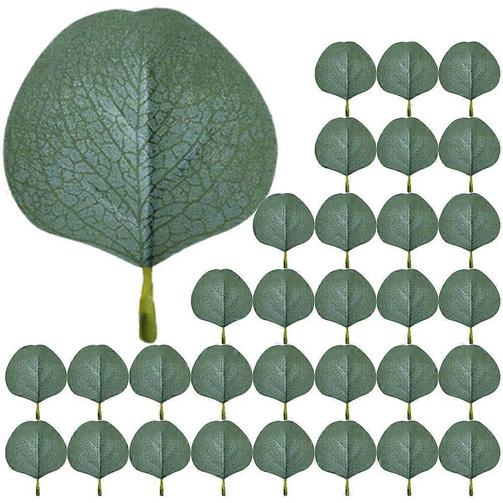 Green Artificial Eucalyptus Leaves for Event Decoration 1600Pcs Set