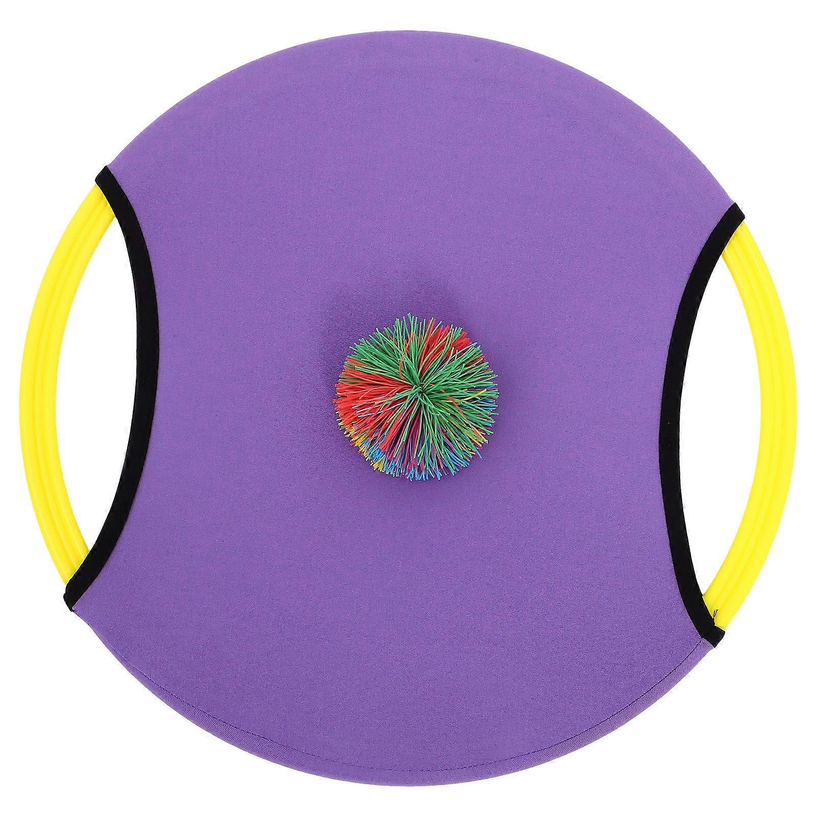 Purple Toss and Catch Ball Plaything 1Set Kids Catch and Toss Game
