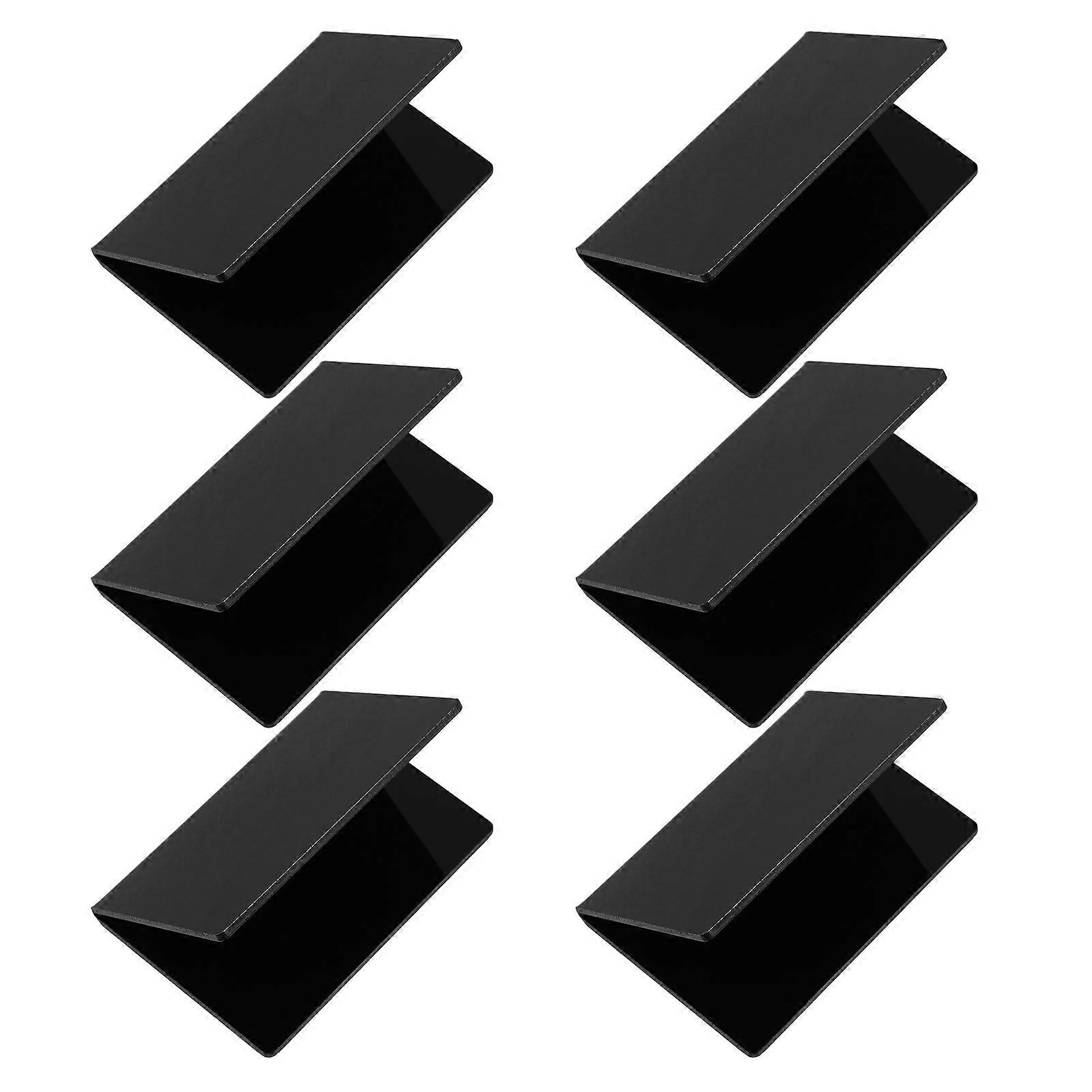 Erasable Message Signs Acrylic Mini Blackboard for Food Display 18Pcs