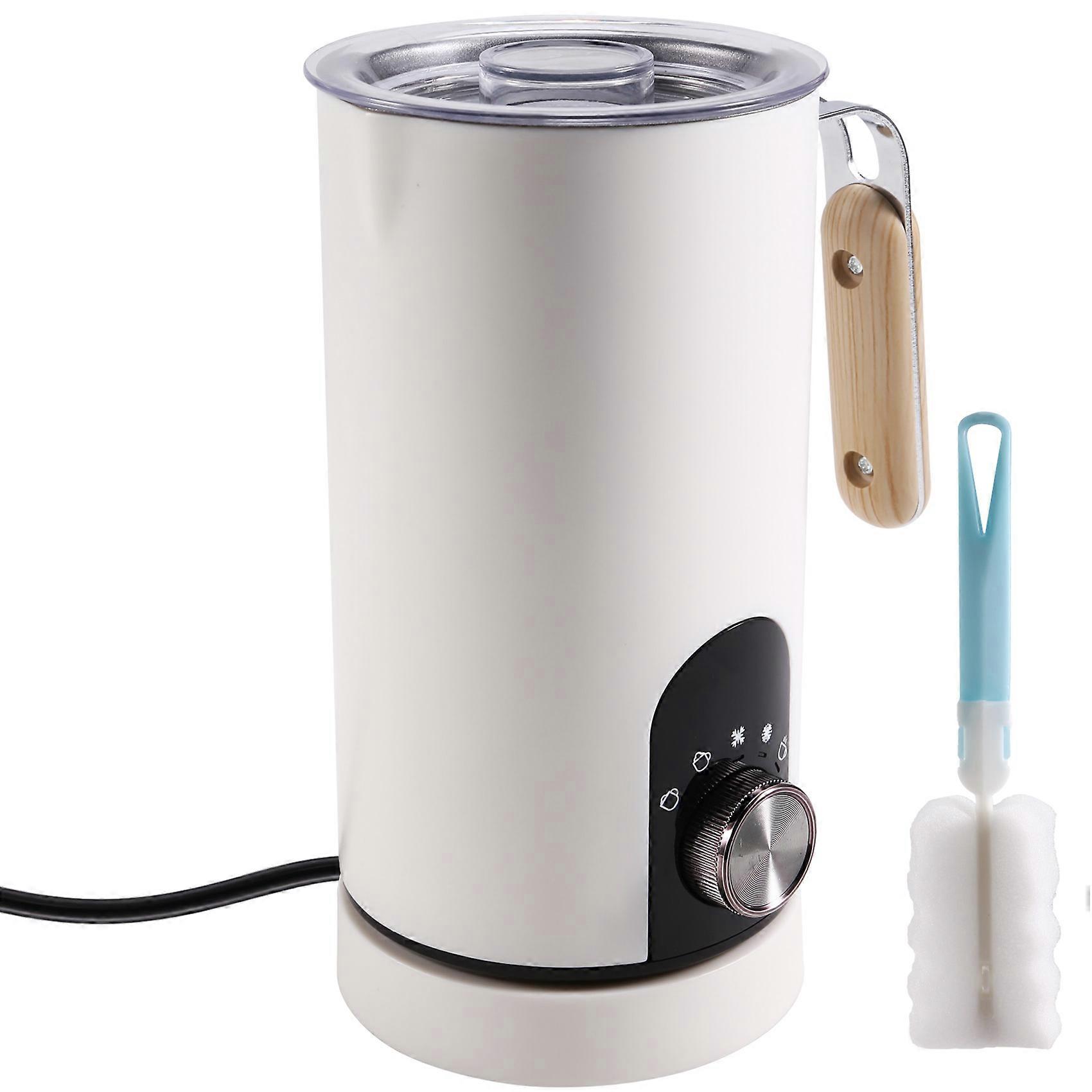 Electric Milk Steamer and Warmer - Automatic Foam Maker for    and Cold Milk, Multi-Functional Milk Frother EU Plug