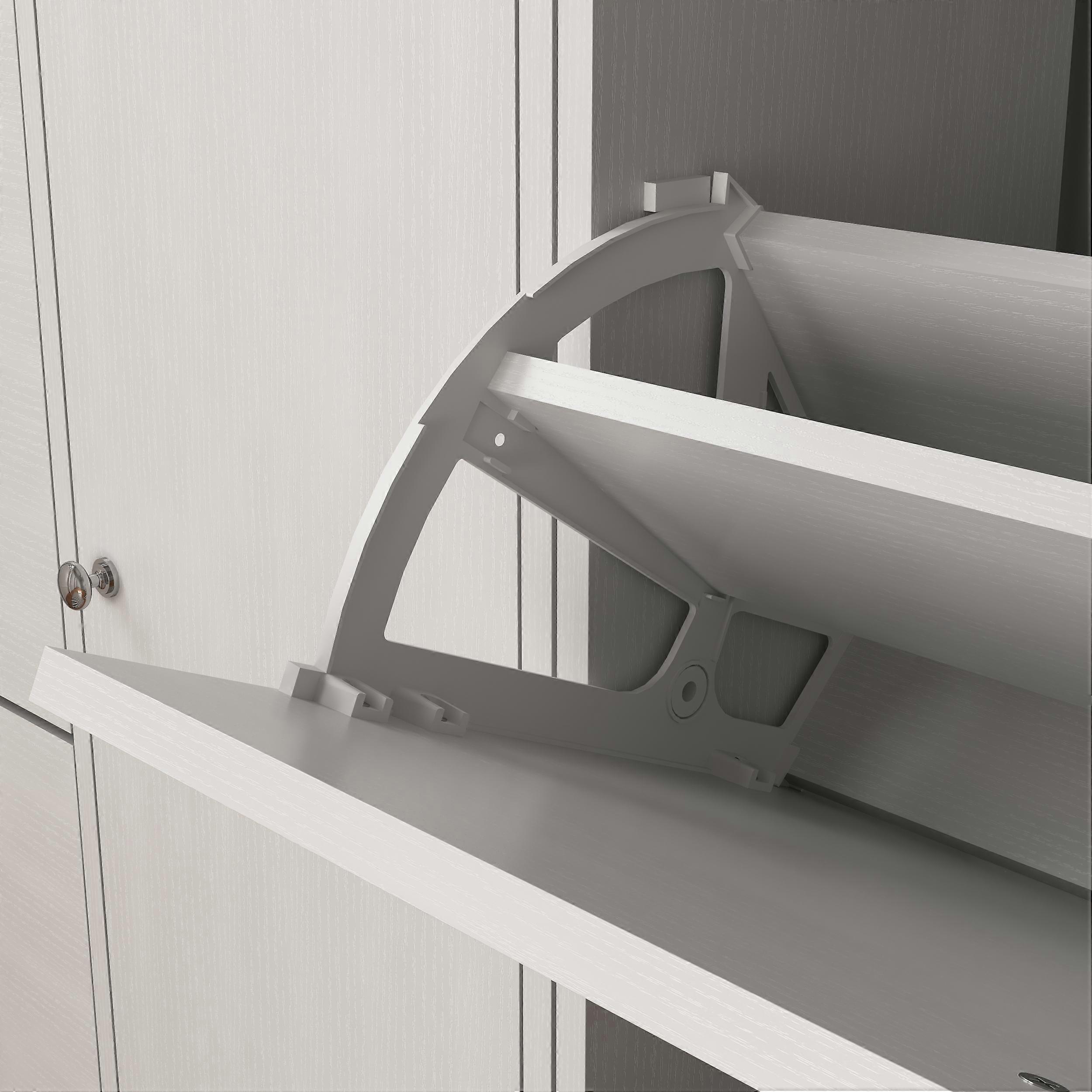 Modern Adjustable Foldable Storage Table Slim Shoe Flip Function