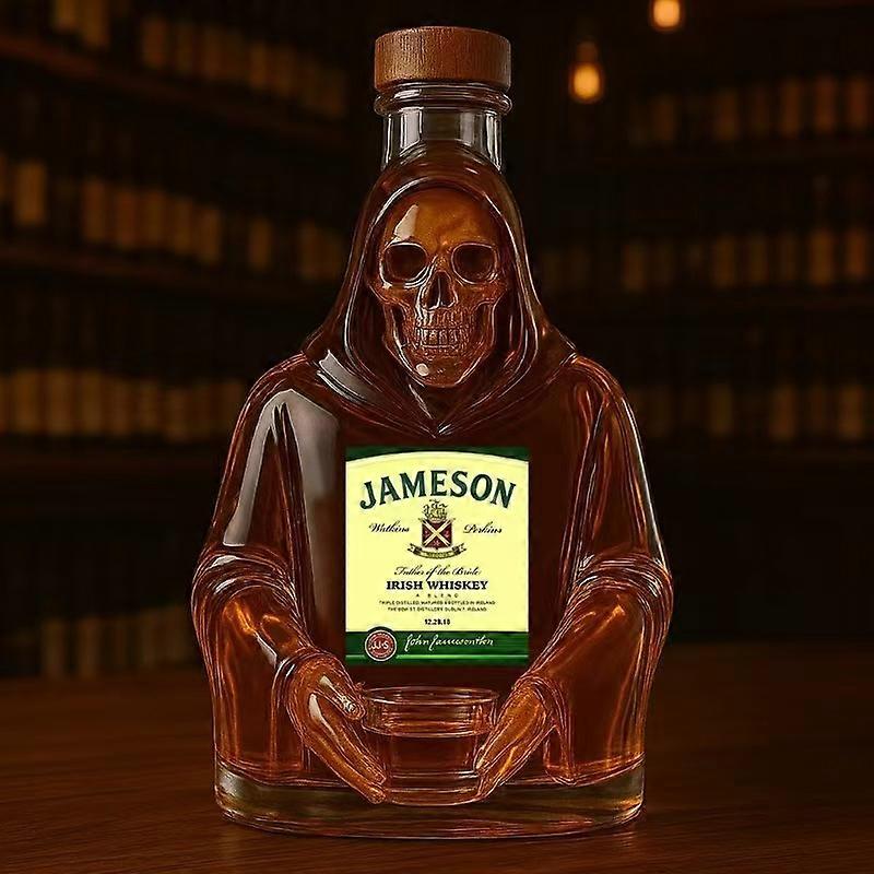 Glass fun whiskey bottle 320ml fun bottle