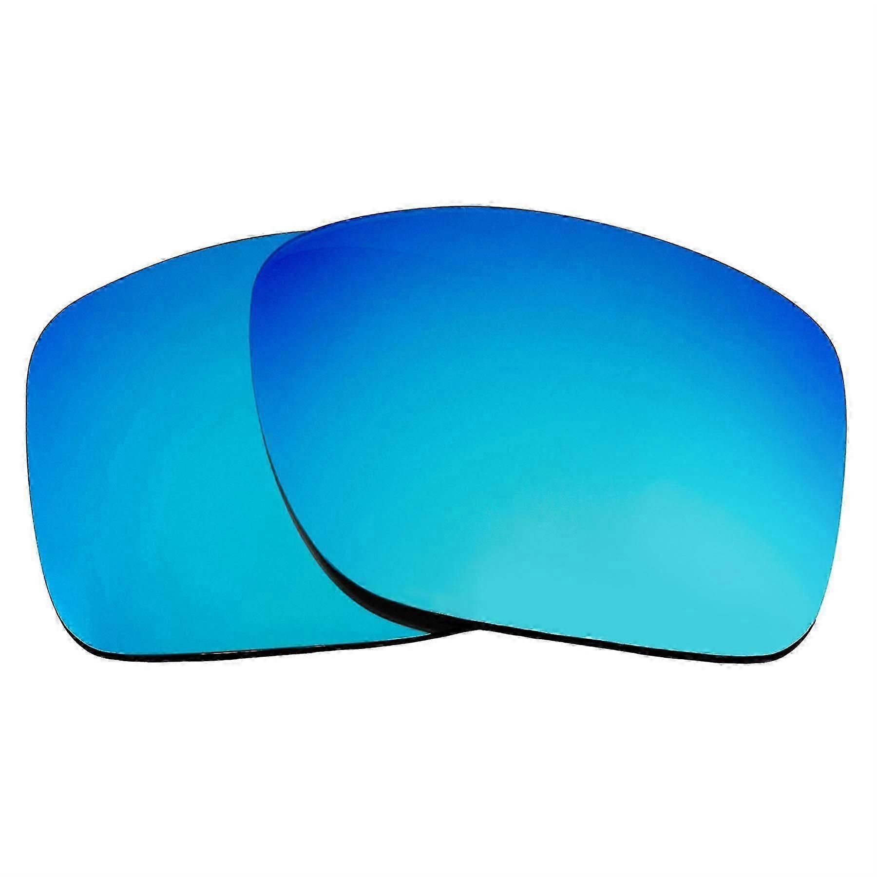 Seek Optics Replacement Lenses for Oakley Dispatch 1 - Artic Blue Mirror Non-Polarized