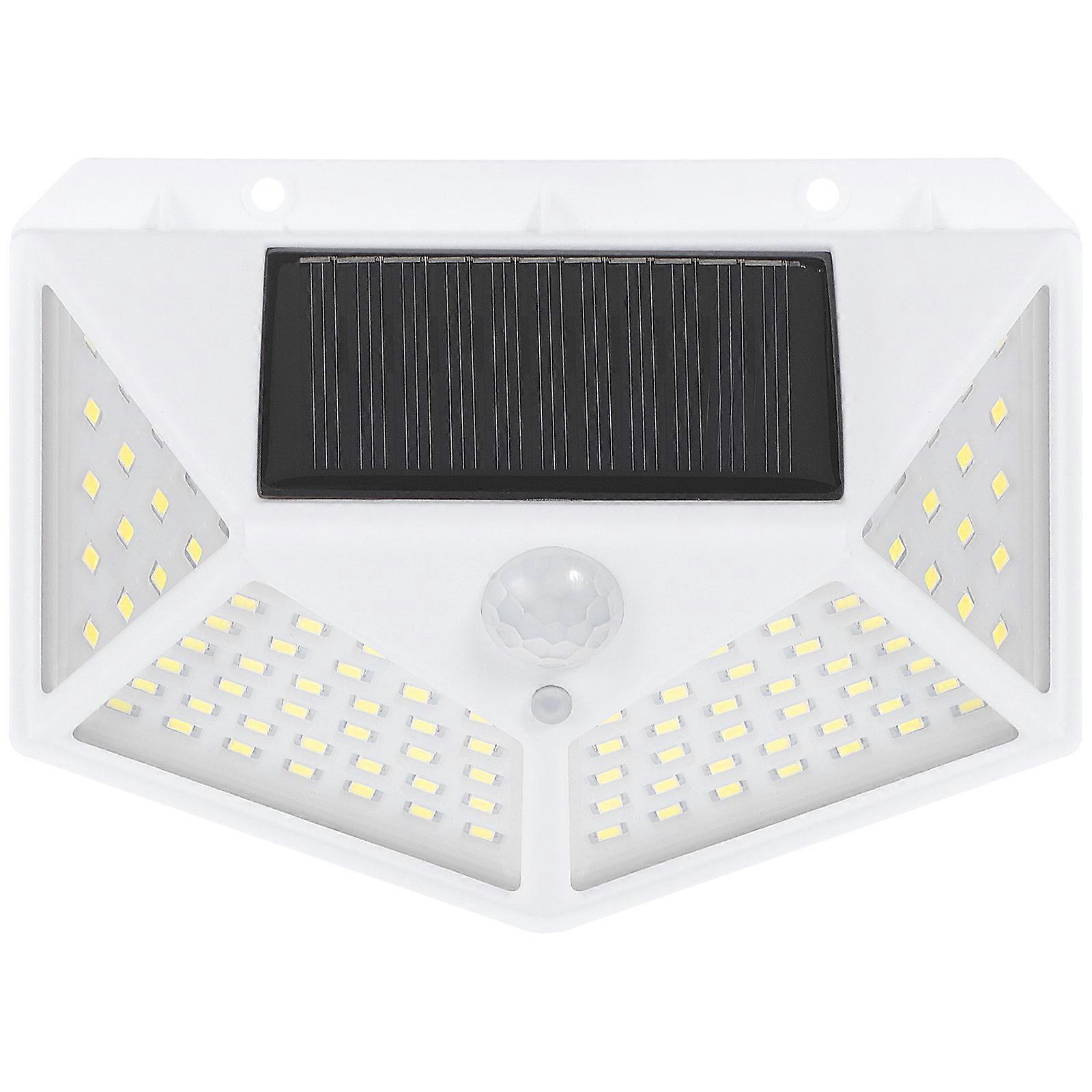 Solar Sensor Light White with All-Weather Durability for Outdoor Lighting