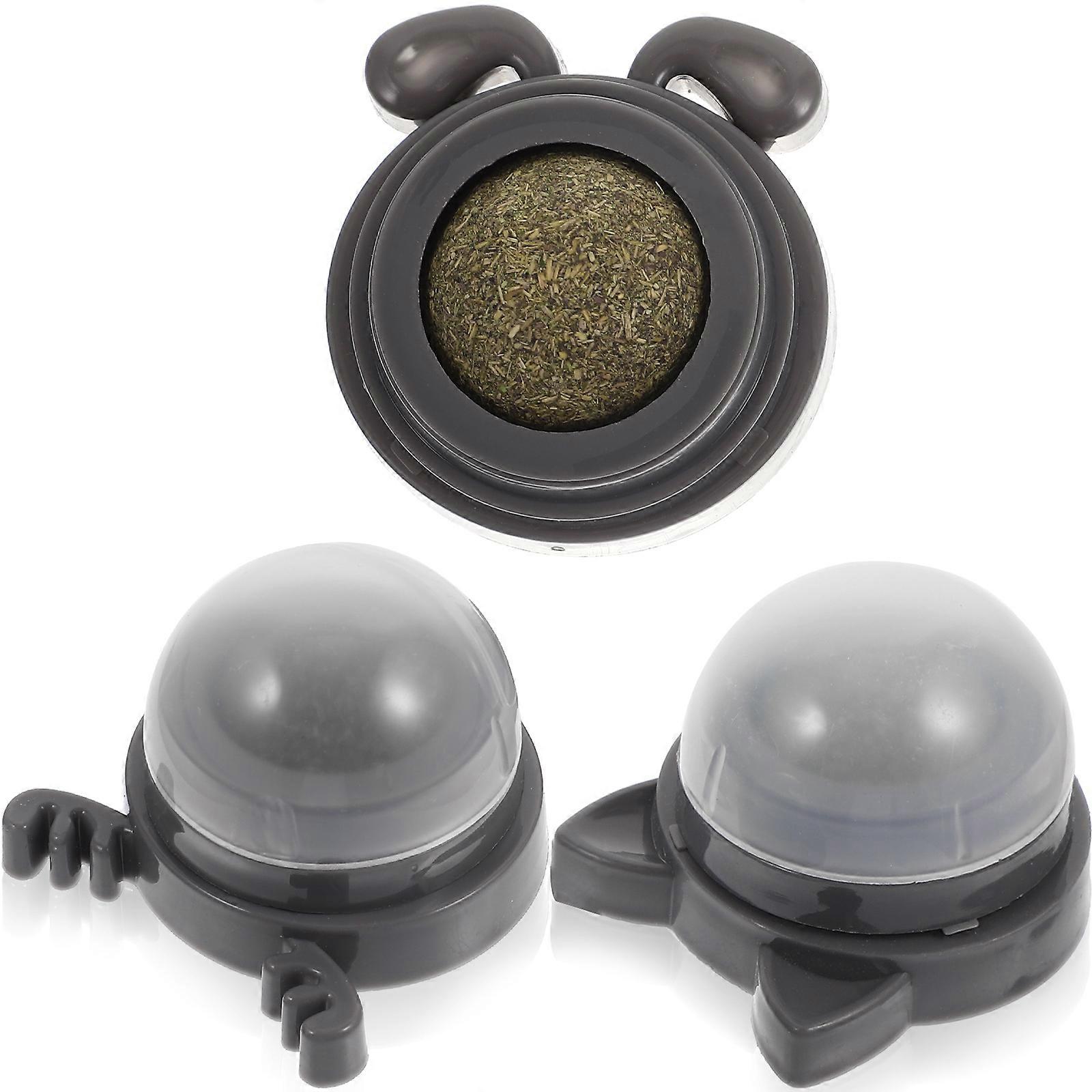 Animal Head Shape Catnip Toy 12 Pcs Cat Licking Ball Suitable For Cats Indoor Playtime 6X5X4CM Appetite Stimulation