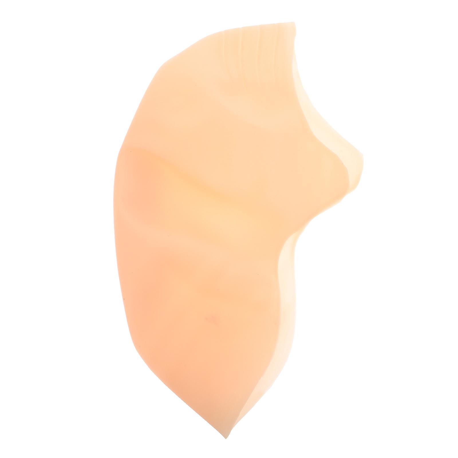 3Pcs Easy To Wear Silicone Bald Cap For Cosplay Makeup For Kids And Adults With Realistic Appearance Khaki