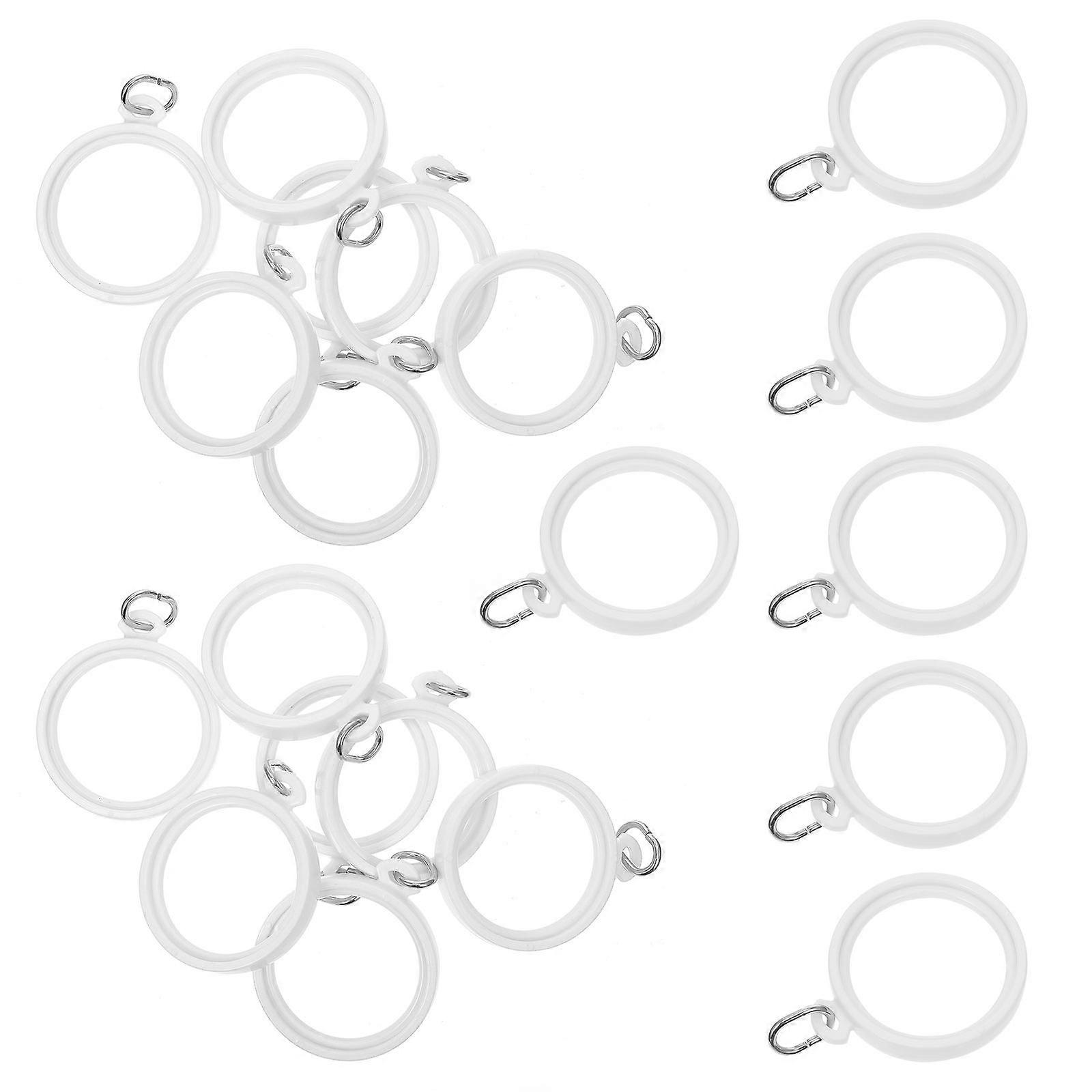 Curtain Rod Hanging Rings Curtain Fixing Accessories for Hanging 40Pcs