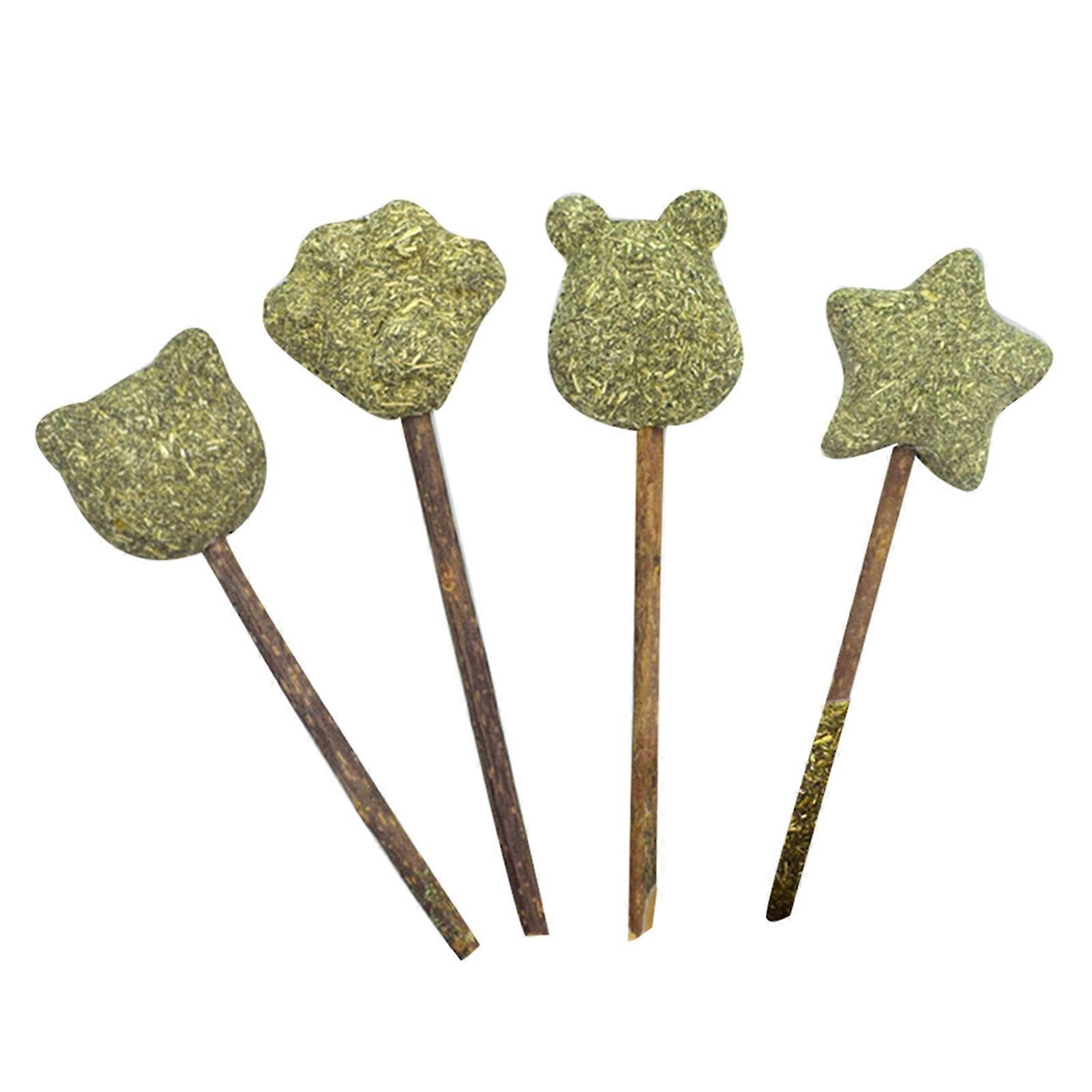 Catnip Toy Pet Cat Distracting from Furniture Biting Green Color Cat Claw Shape