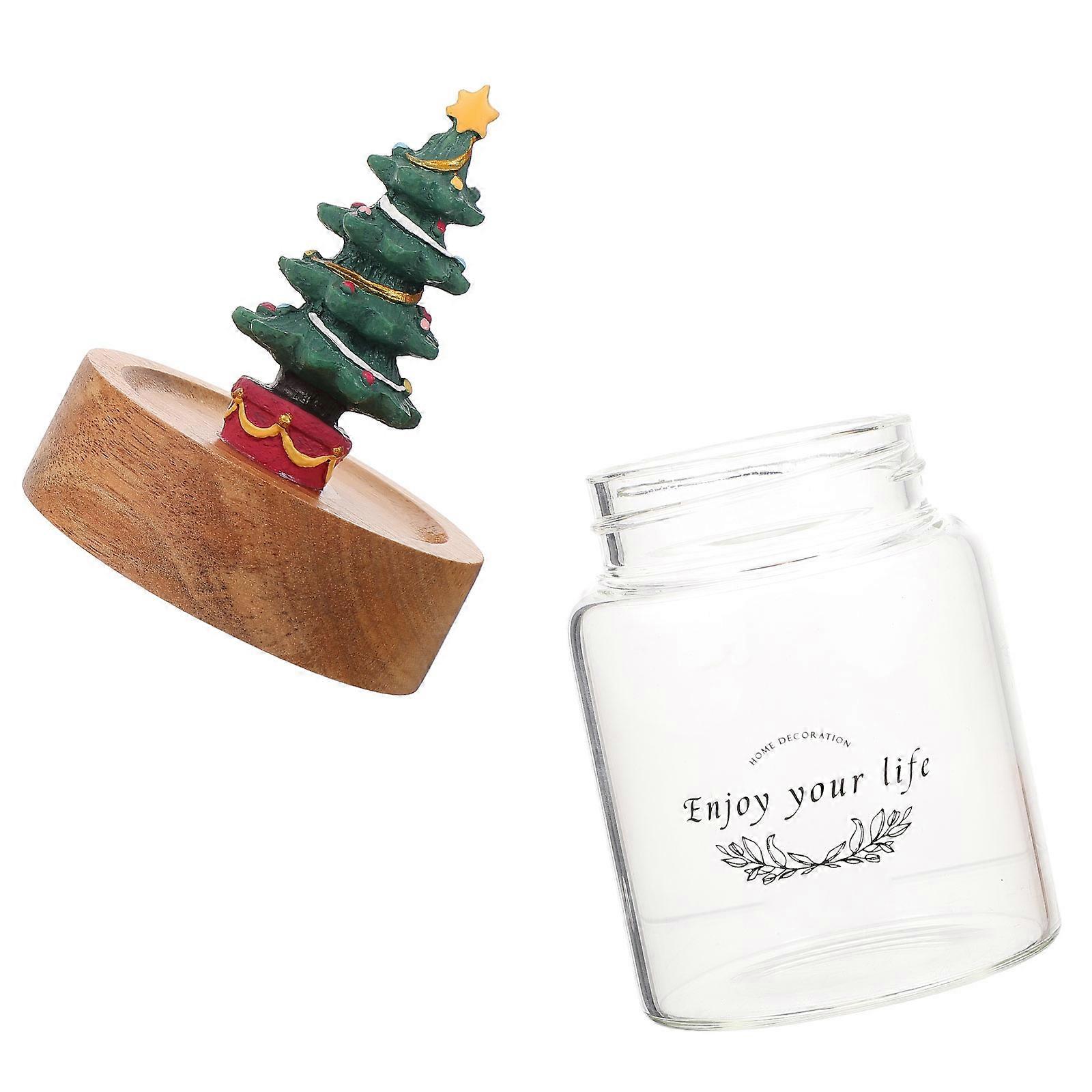 Glass Storage Jar Candy Storage Jar with Sealed Lid 3Pcs for Kitchen