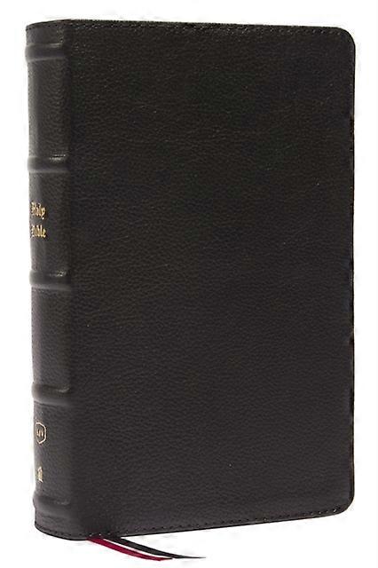 Kjv Holy Bible Large Print Singlecolumn With 43000 Endofverse Cross References B by Thomas Nelson Leather  fine binding Book