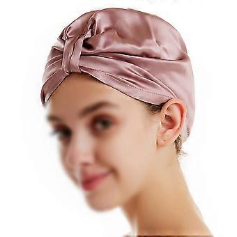 Silk Hair Drying Hat for Fast Drying Hair Useful Water Absorption Hat Rubber Red