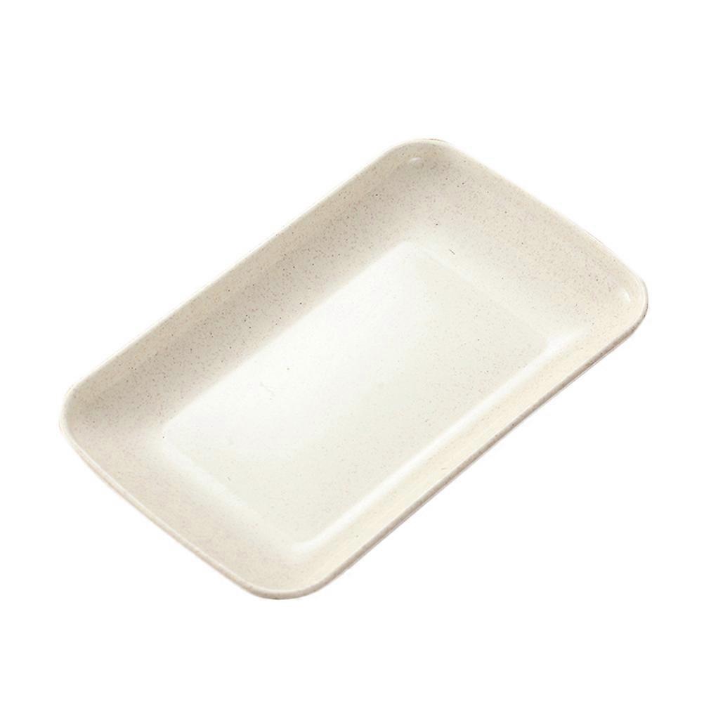Long Rectangular Vegetable Dish Dinner Plate for Cooking 4Pcs
