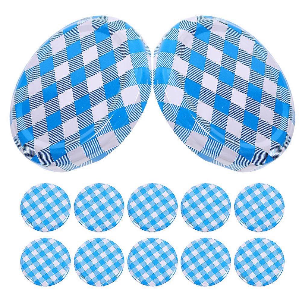 200 Pcs Regular Mouth Jam Jar Lids Leak-Proof Storage Caps For Food Preservation Made Of Sturdy Tinplate