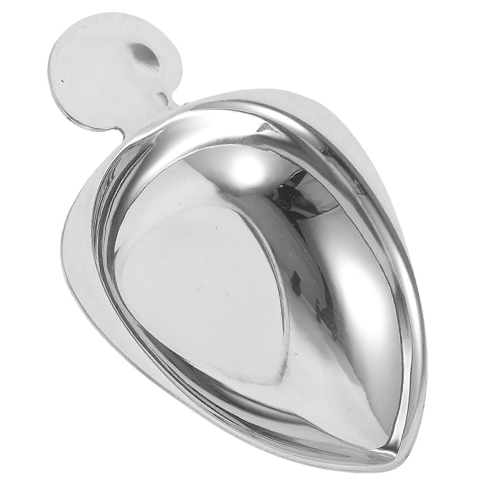 Silver Stainless Steel Sauce Dish for Condiment Serving 3Pcs Set