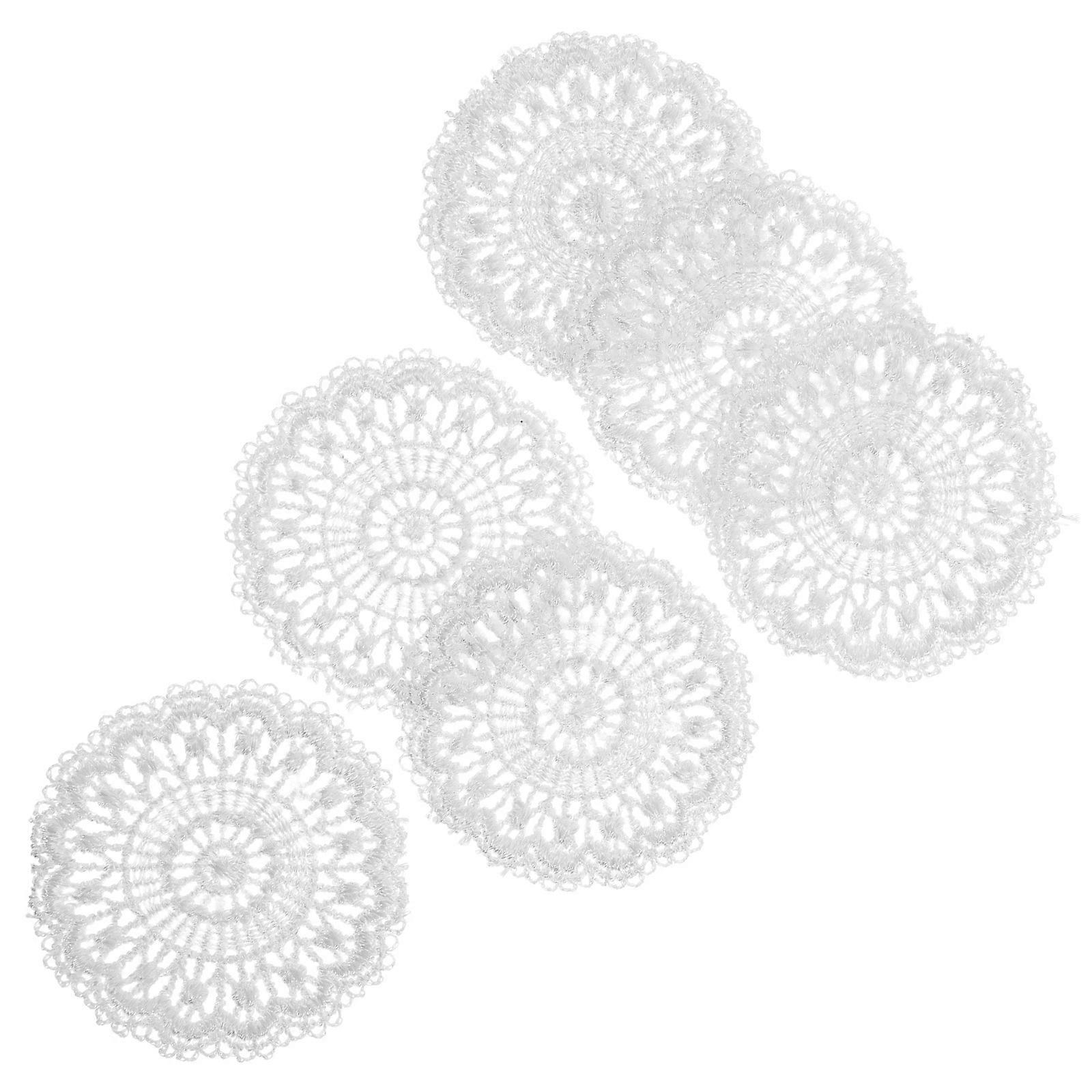Miniature Doll House Lace Table Mat for Kitchen Use with 24Pcs