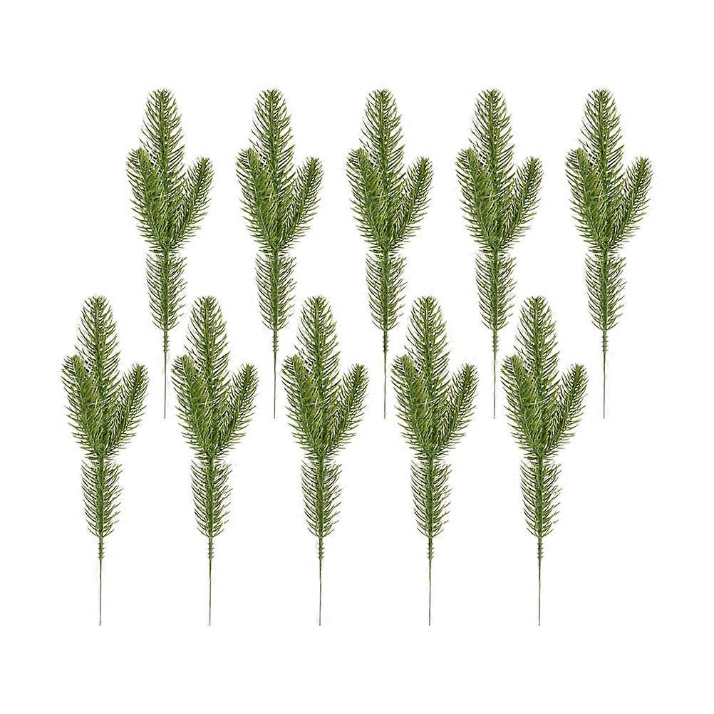Christmas Pine Needles Artificial Pine Branch for Decoration Use 60Pcs
