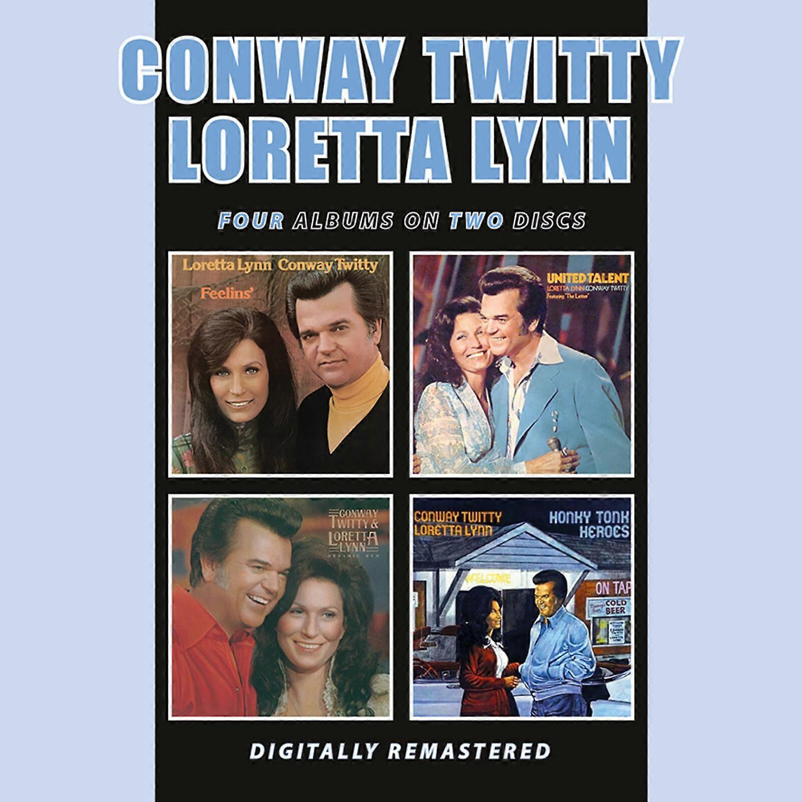 Conway Twitty & Loretta Lynn - Feelins/united/dynamic/heroes [CD]
