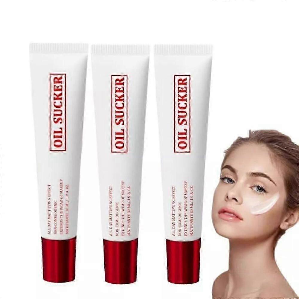 1-3PCS Oil Sucker, Extreme Mattifying Alkaline Primer, Natural matte Primer