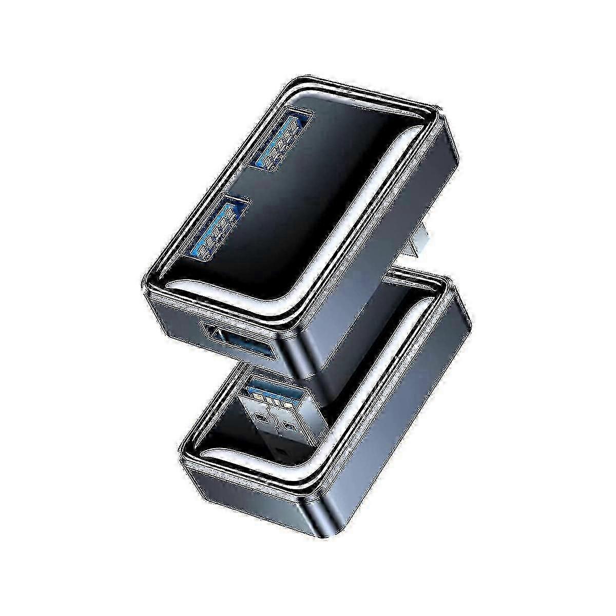 3-in-1 USB Hub Glove Box Accessory for Model Y Model 3: Docking Station for Games & Music Transfer2025