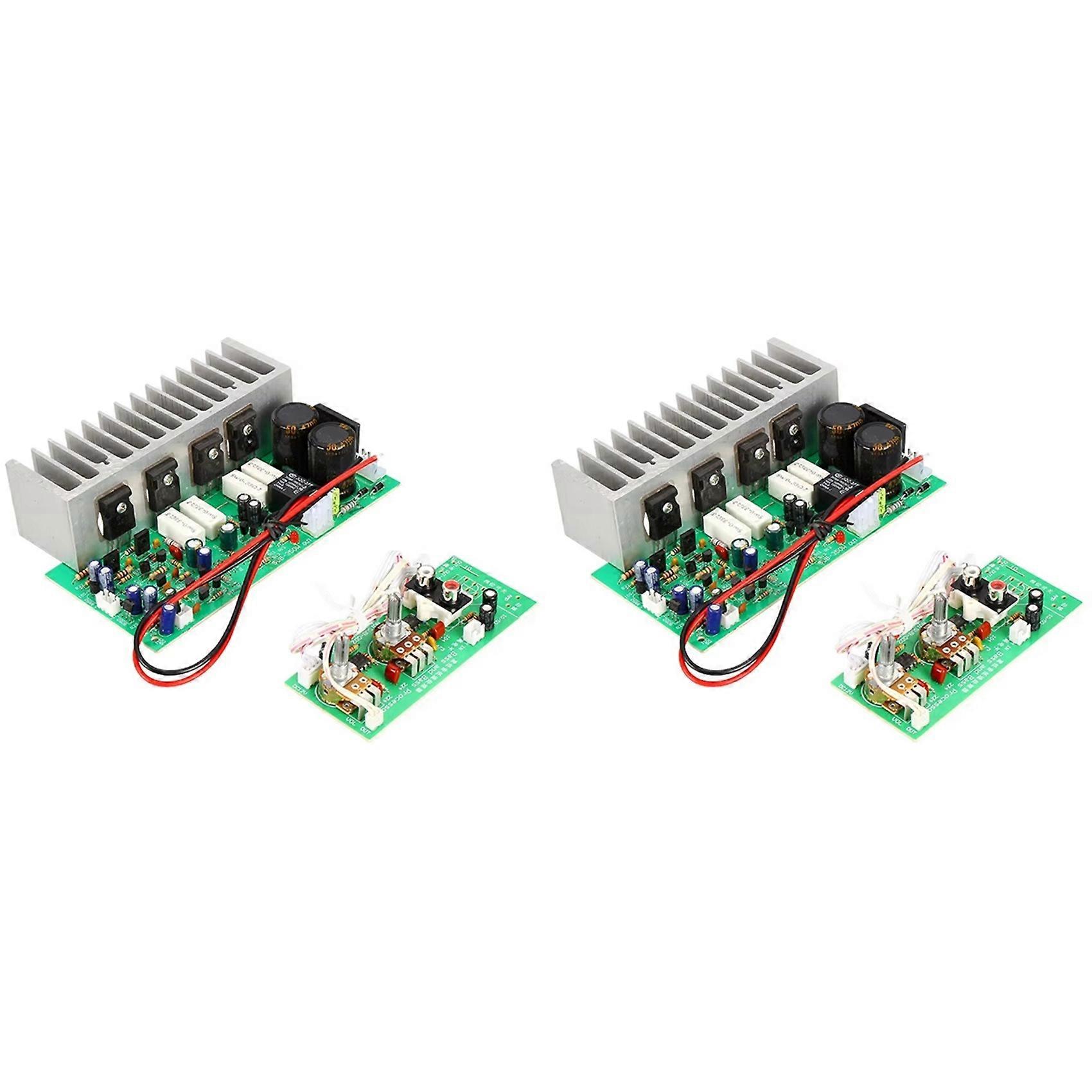 2X 350W Subwoofer Amplifier Board Mono High Power Subwoofer Amplifier Board DIY Subwoofer Speaker for 10-12 Inch Speaker