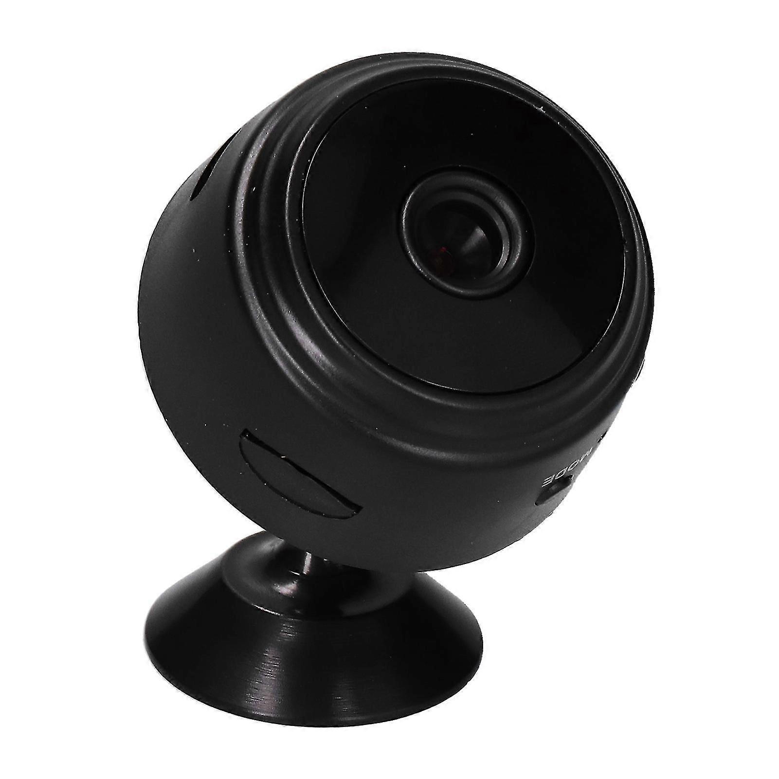 Wireless 1080P HD Webcam with Remote Control compatible with Mobile Phone and Tablet Charging - Noir