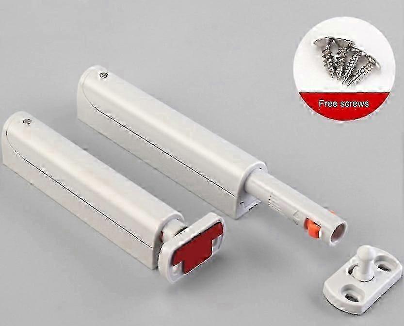 Pressure Door Opener Set, Pack of 4, ABS Soft Close Damper for Cupboards, 120mm