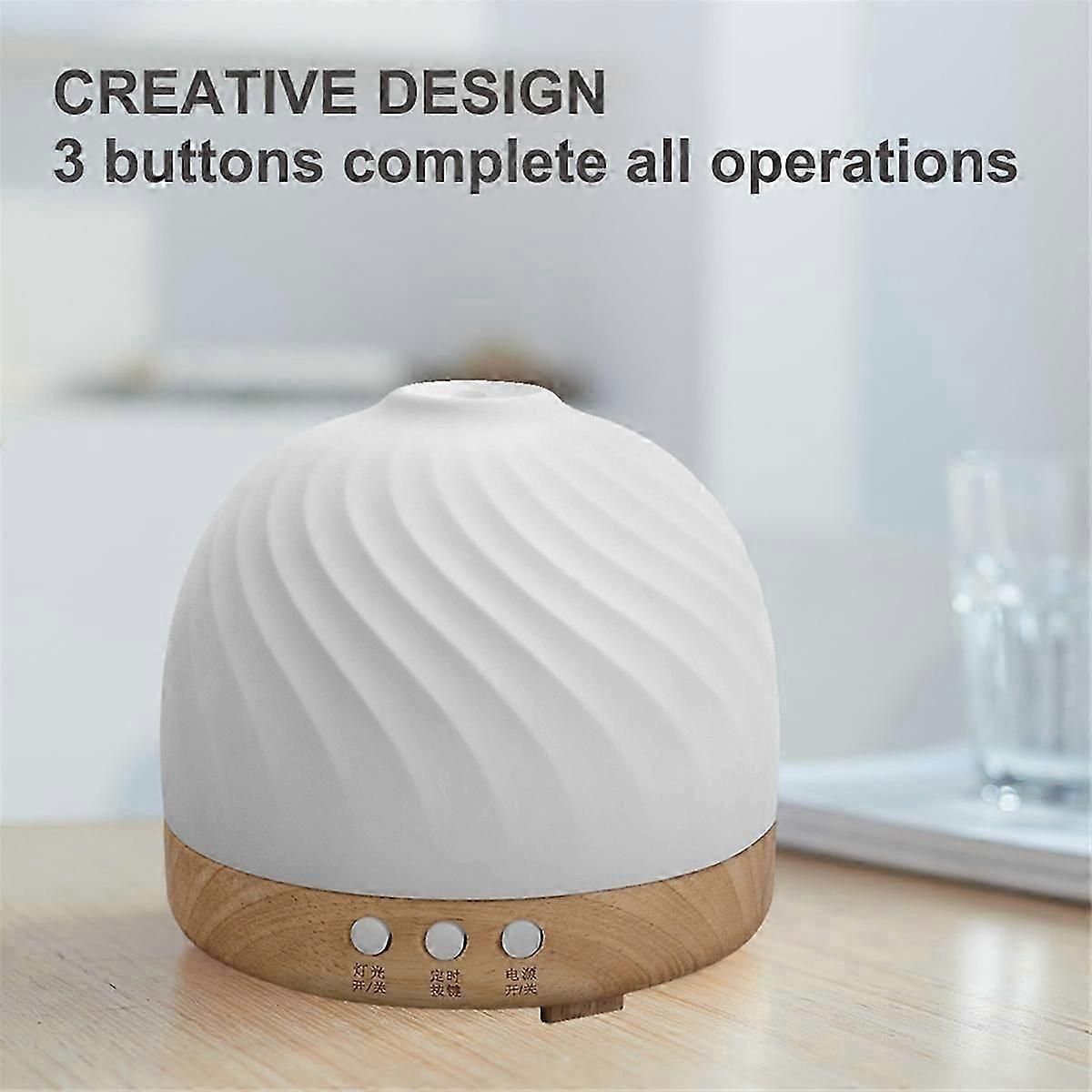 300ML Aromatherapy Machine Silent Essential Oil Diffuser Atomizing Air Humidifier for Bedroom Office