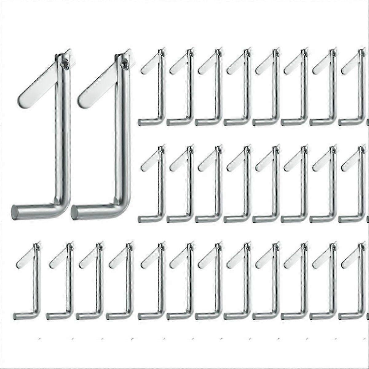 30Pcs Galvanized Steel Scaffolding Toggle Pins,Rust- Metal Locking Pins for Architecture,Furniture