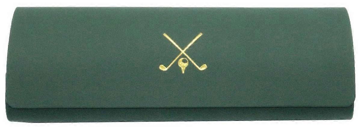 David Van Hagen Golf Embossed Cloth and Glasses Case - Green