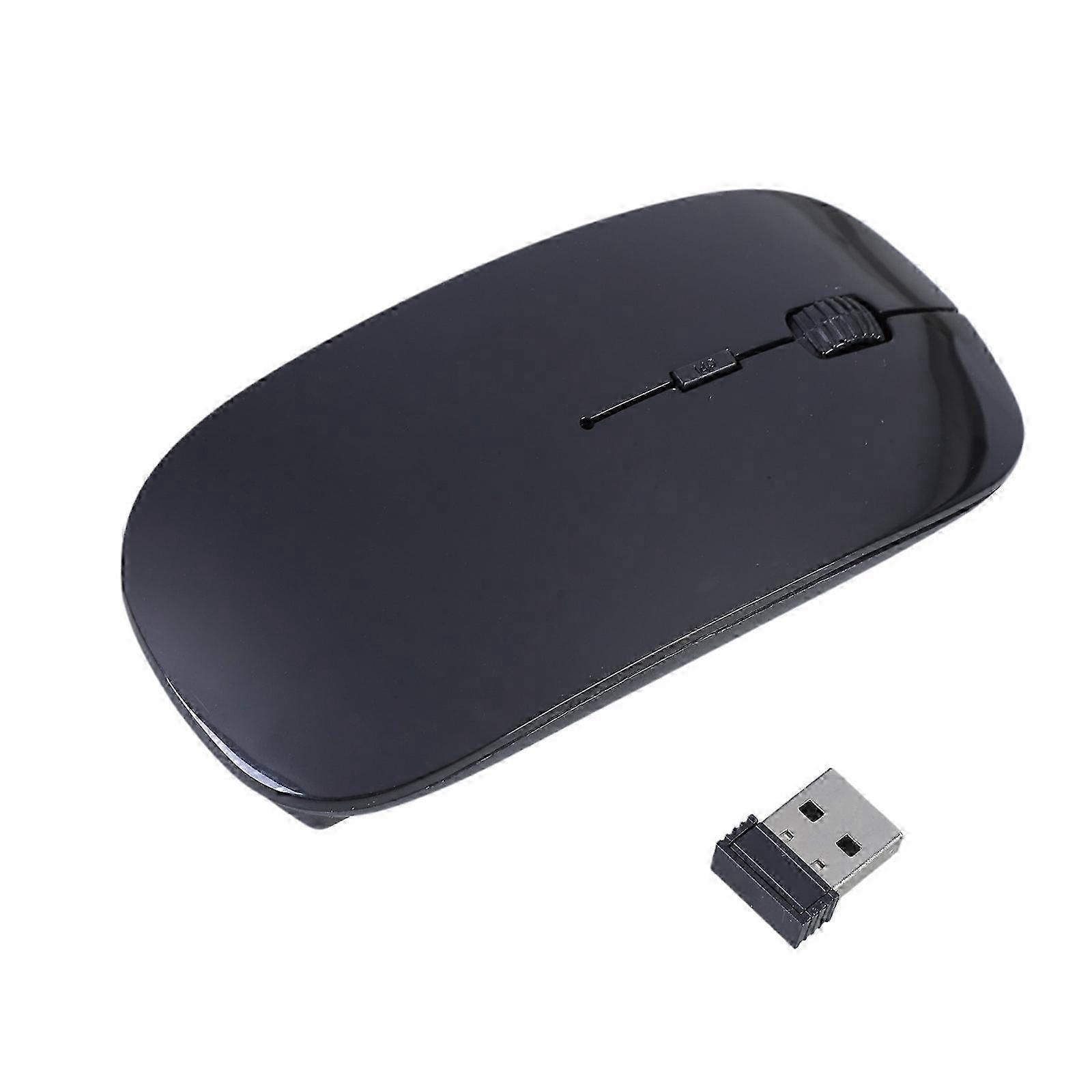 Wireless Mouse Battery Powered Mouse Wireless 2.4g Usb Ergonomic Computer Mouse Wireless Mouse For Laptop Pc Computer White