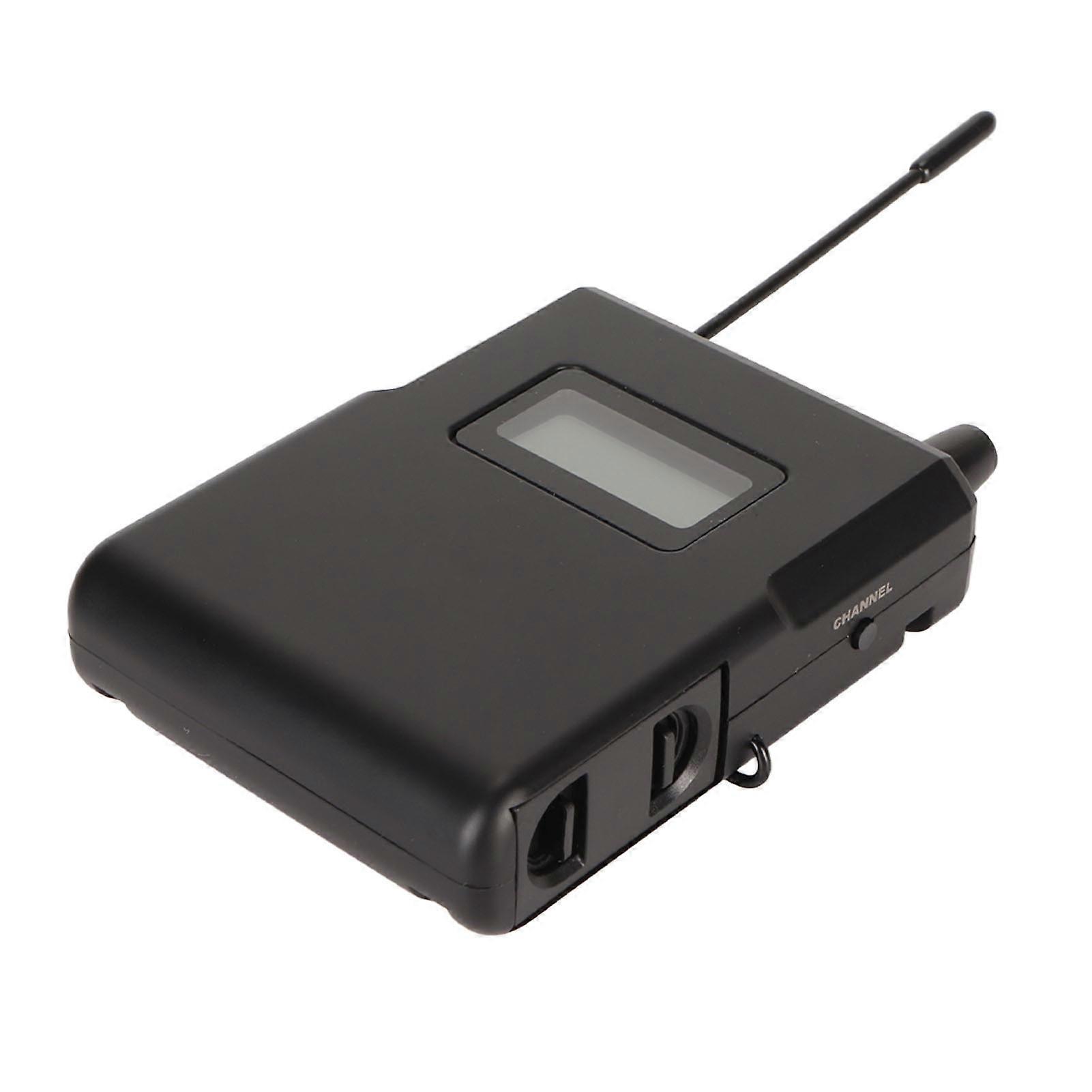 Bodypack Receiver 863 to 865MHz HiFi Sound Portable Earphone Monitor Receiver for Wireless Ear Monitoring System 