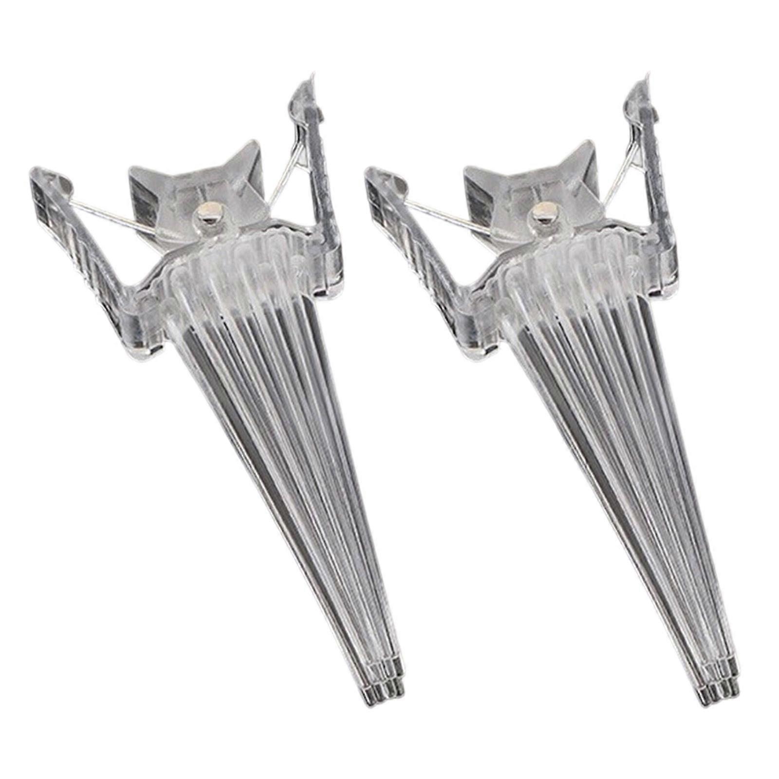 Root Volumizing Hair Clips For Men Invisible Styling Tools Plastic Design For All Day Hold  Clear