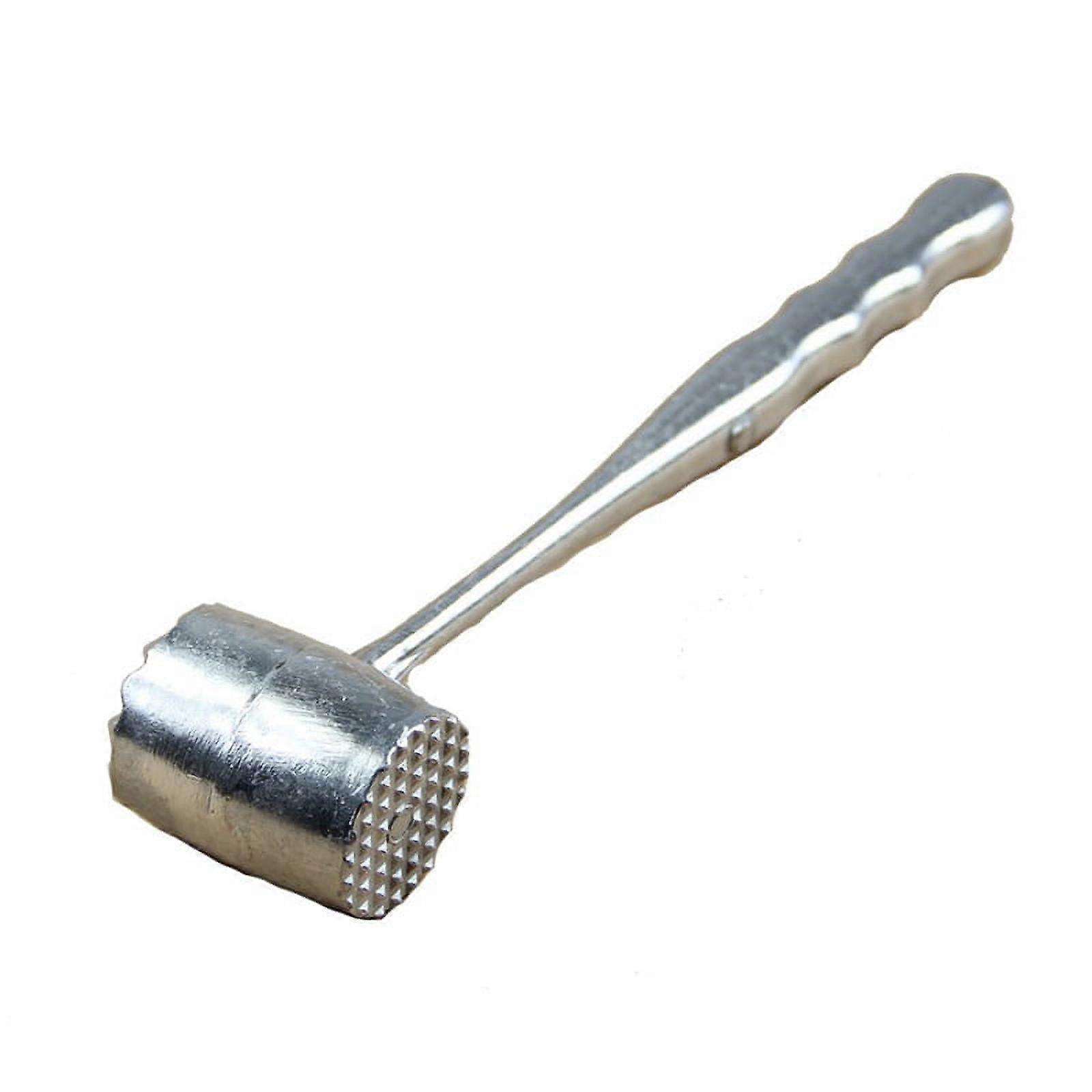 Silver Two Sides Aluminum Round Meat Hammer(Oval)