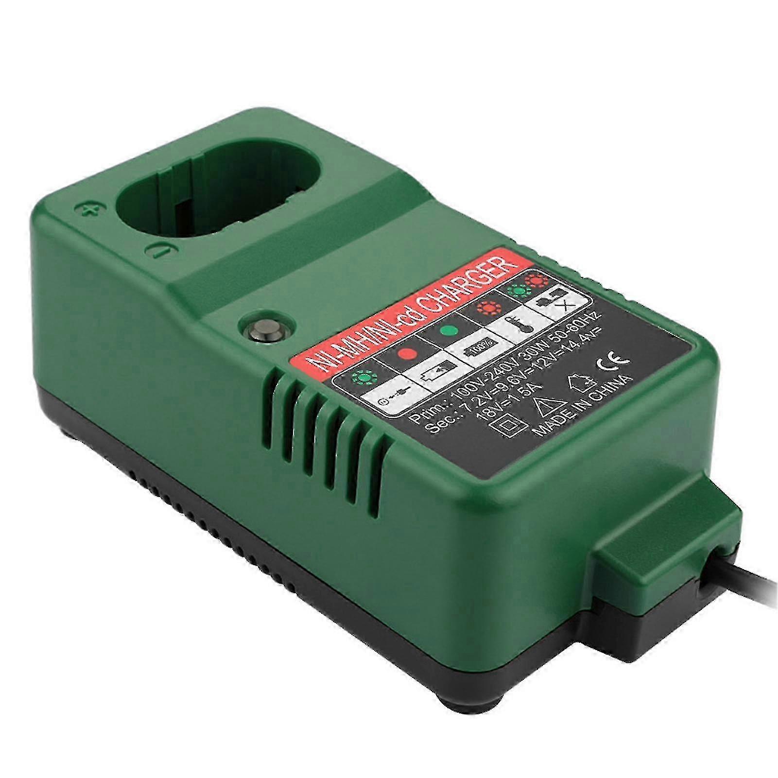 Fast charger for power tools 7.2-18V with overcharge protection