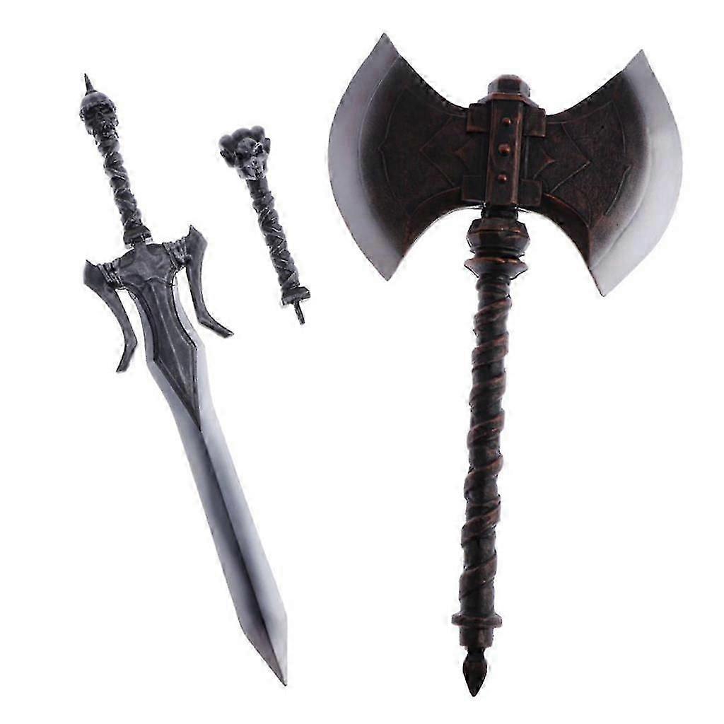 1/6 Axe and Sword Model Toy for Action Figure Arts Toys Collection Keychain Gift hwyNO.361SH