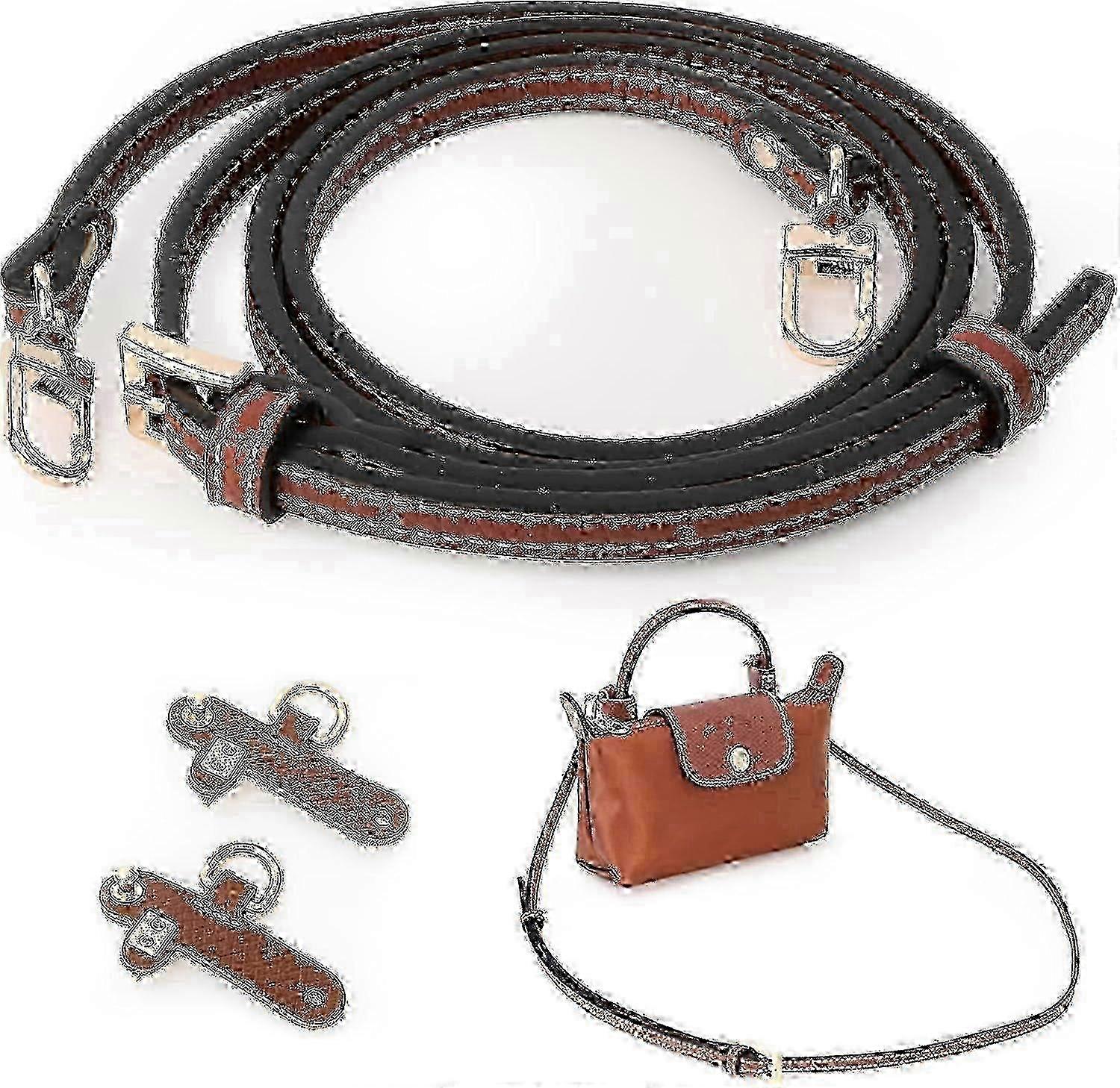 Shoulder Strap for Longchamp Bag, Shoulder Strap for Bag, with 2 Shoulder Strap Adapters, Shoulder Bag Strap, Adjustable Shoulder Strap for