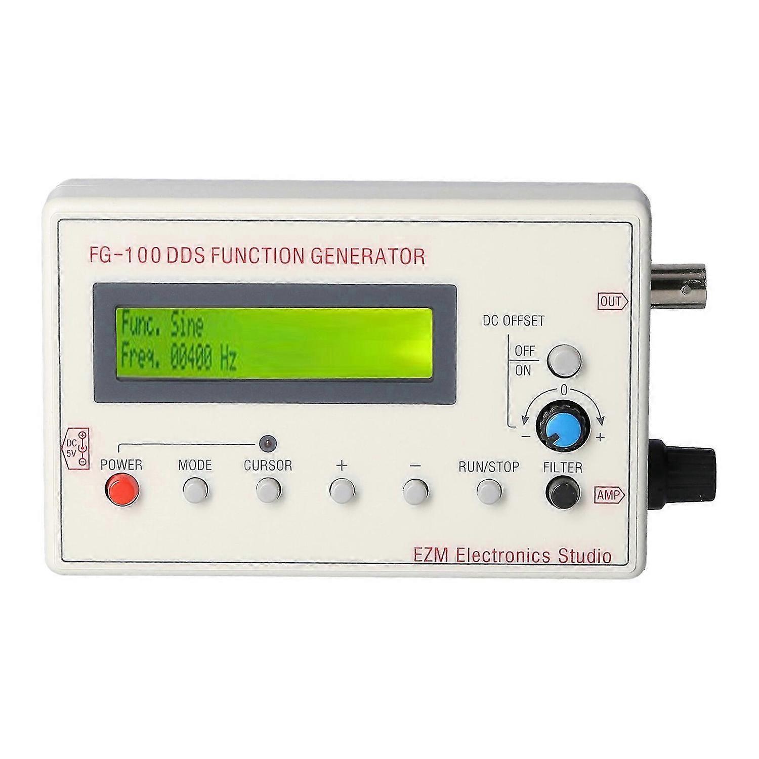 FG-100 DDS Function Signal Generator Frequency Counter 1Hz - 500KHz