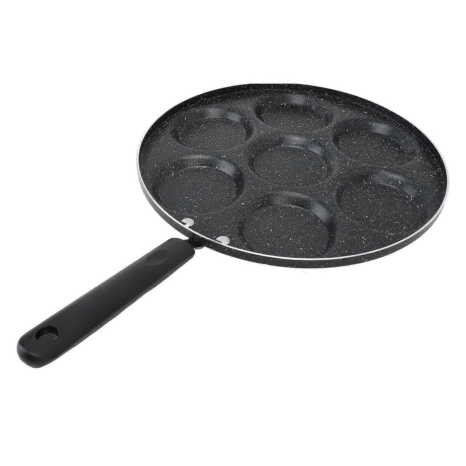 Egg Frying Pan Non Stick Refined Iron Round Fried Cooker with Handle Household Supplies