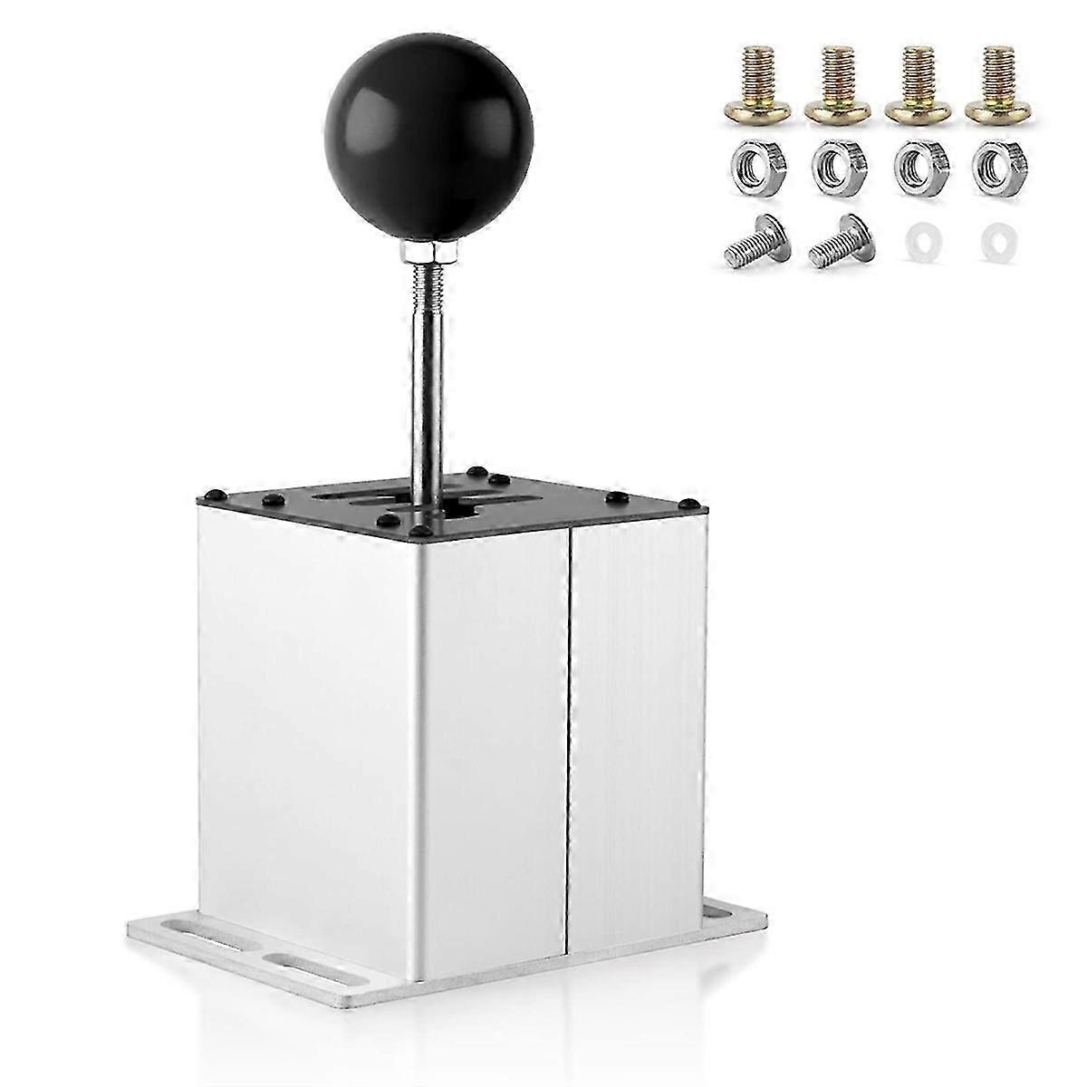 Manual shifter for sim racing games with 6+R gears and USB interface