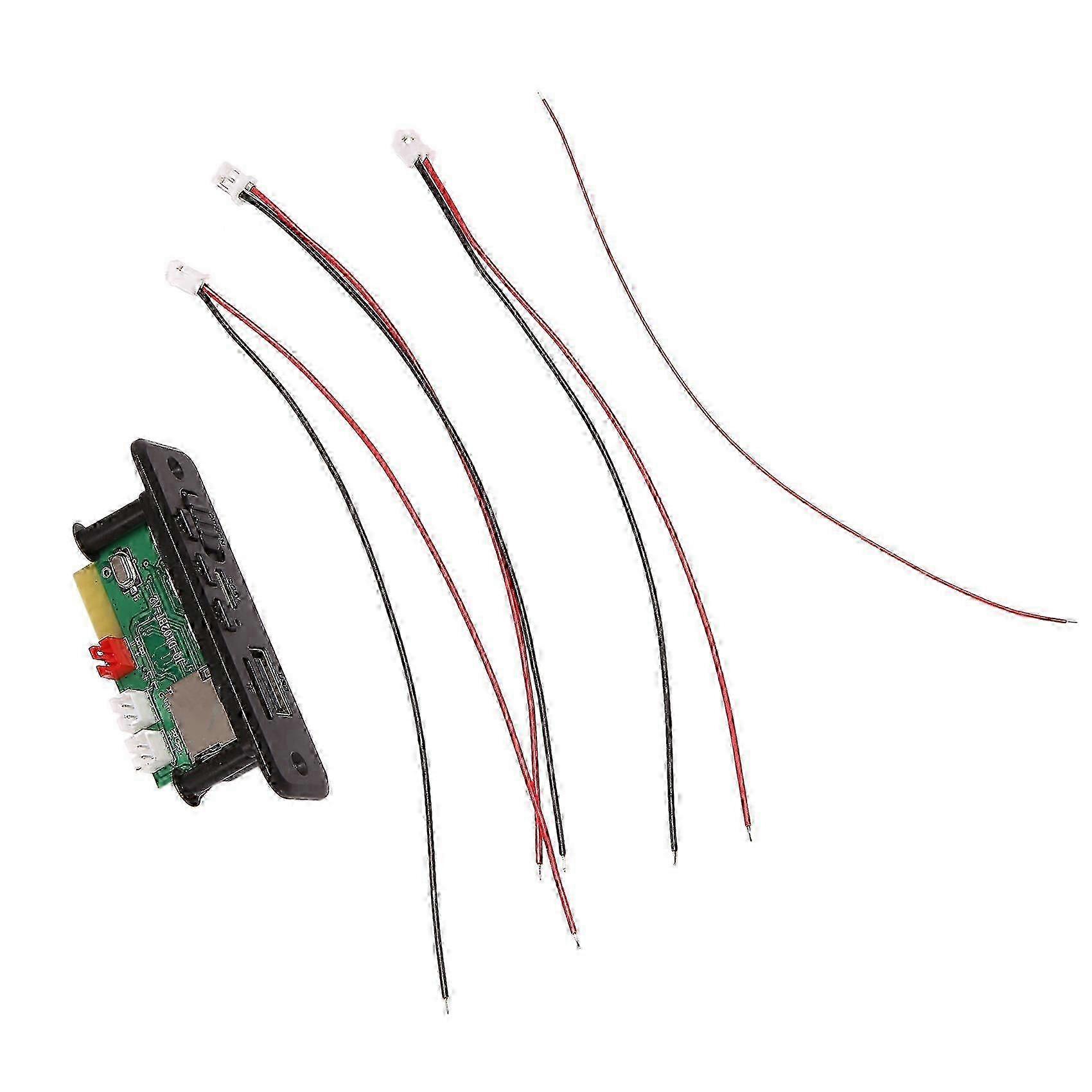 MP3 Decoder Board with 5V Power Amplifier, Bluetooth 5.0 Decoder & FM Radio Module, Supports Call Function - Universal Device