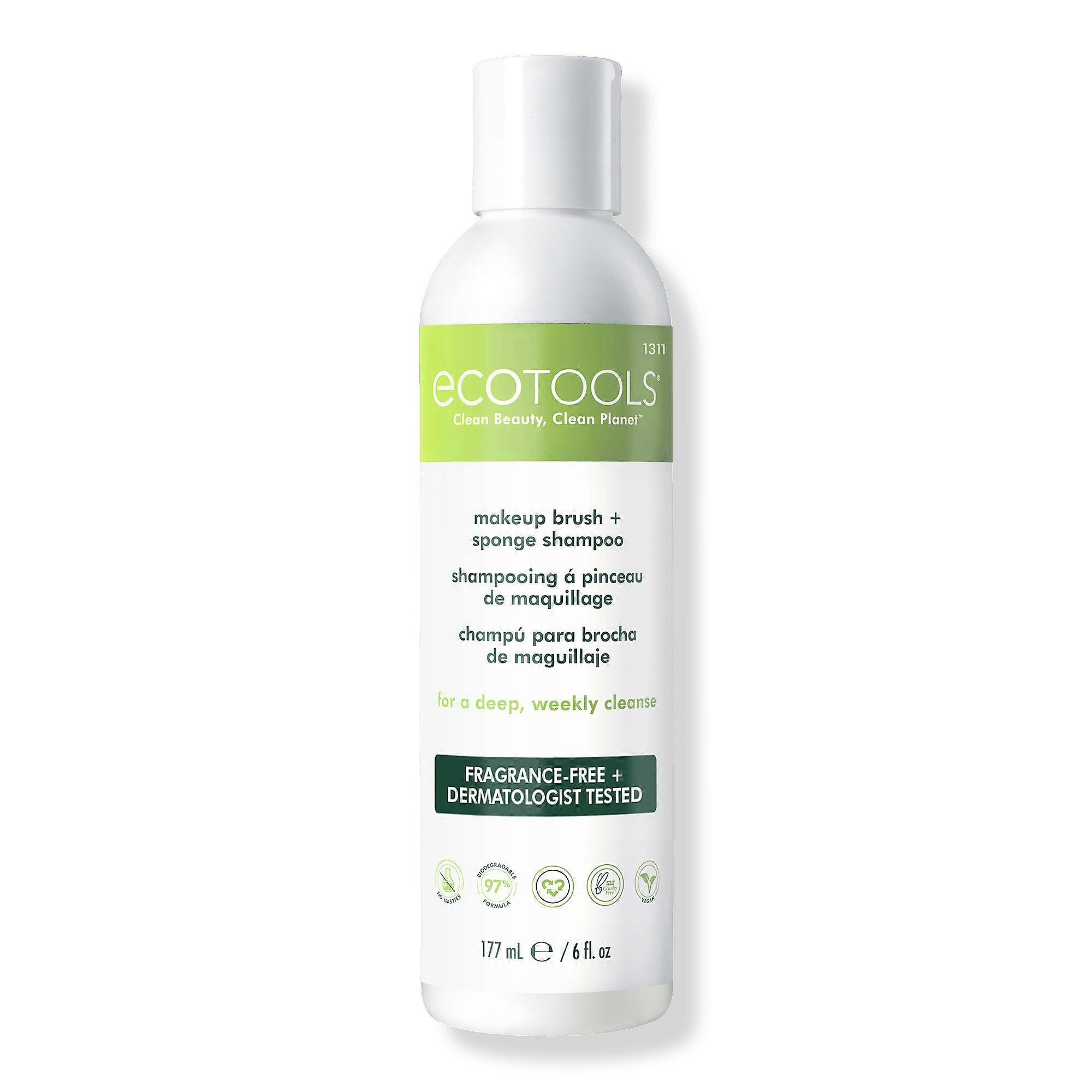 Ecotools Štětce na make-up a kosmetický houbičkový čistící šampon, 6.0 Oz
