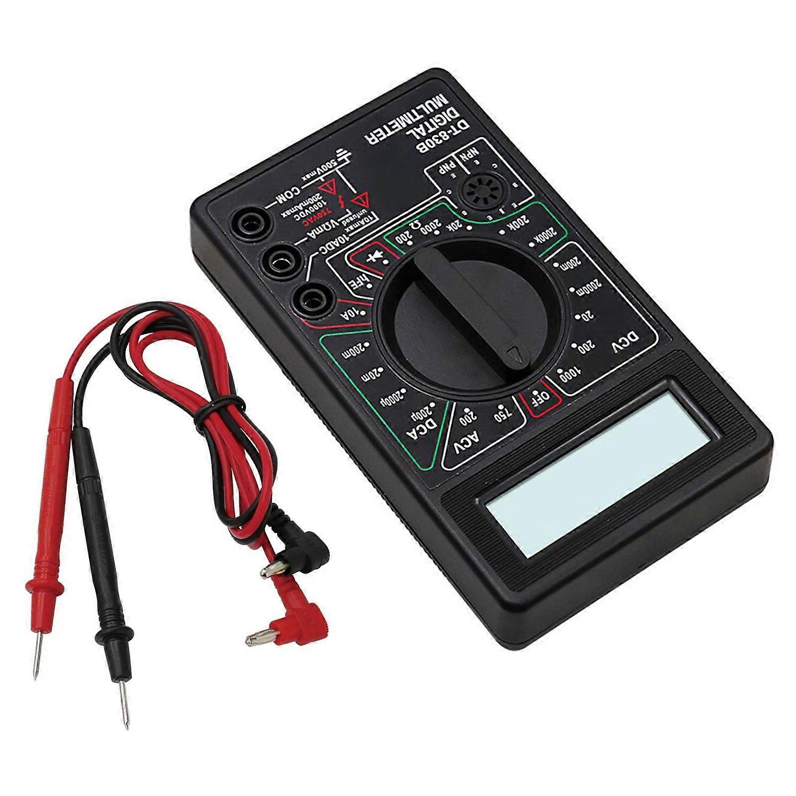 Small  Digital Multimeter High Accuracy Measurement Device Circuit Testing Tool for Electricians & Electronic Engineers Multicolor