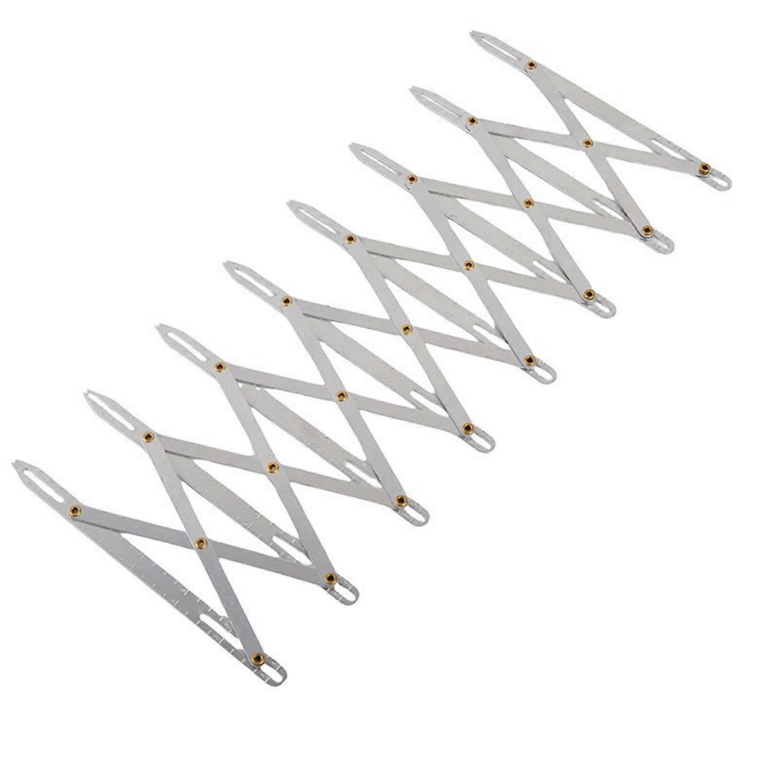 Multipurpose Sewing Tool Expandable Sewing Ruler Sewing Guide Buttonhole Locator for Seamlesses Button Arrangement Multicolor