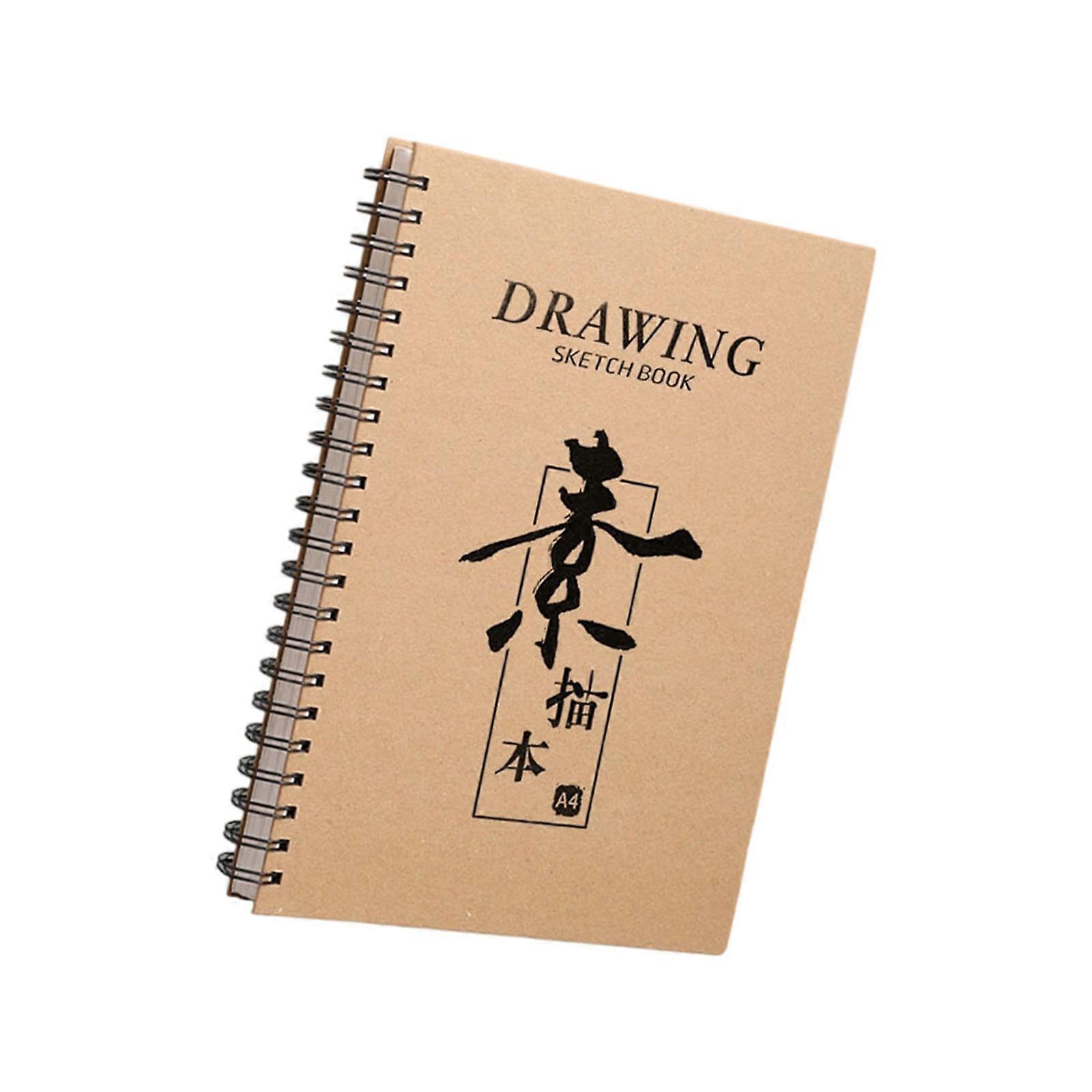 Friendly Gold Foil Sketchbook Painting Book With Lay Flat Flip Design For Left/Right Handed Artists And Creators  A44