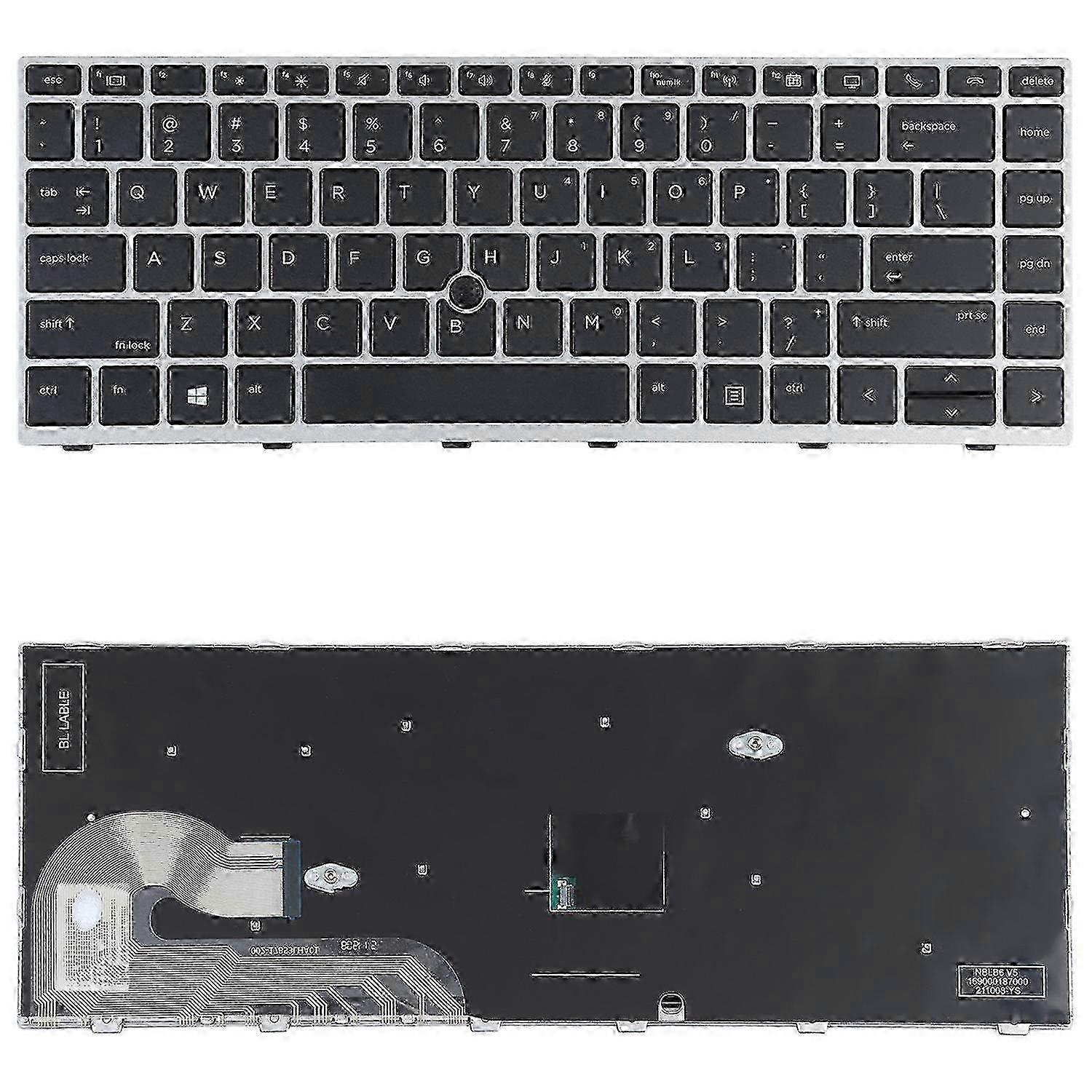 US Keyboard with Pointing Stick For HP Elitebook 840 G5 z