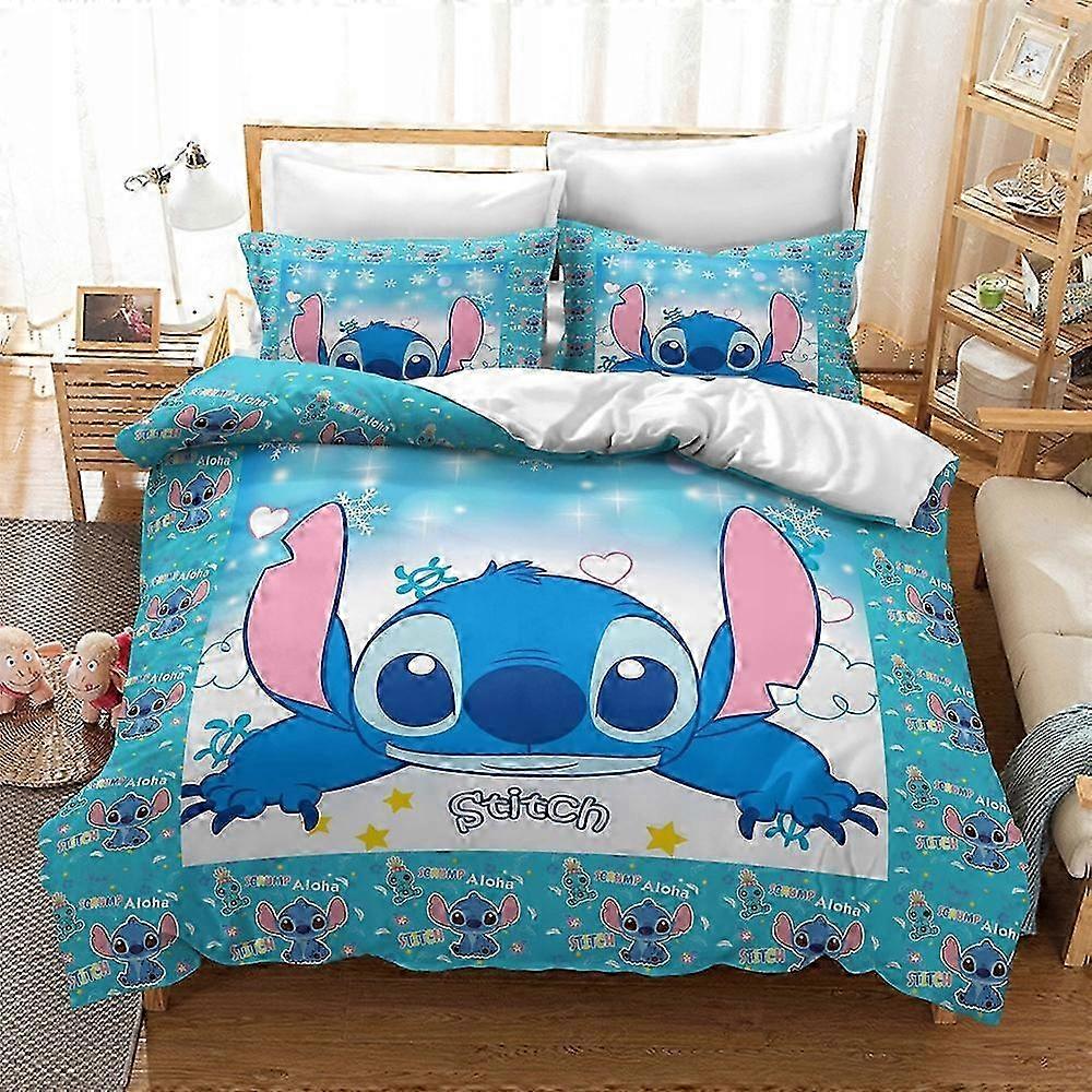 3d Bedding Set 160x200 Stich Pattern 3cz.