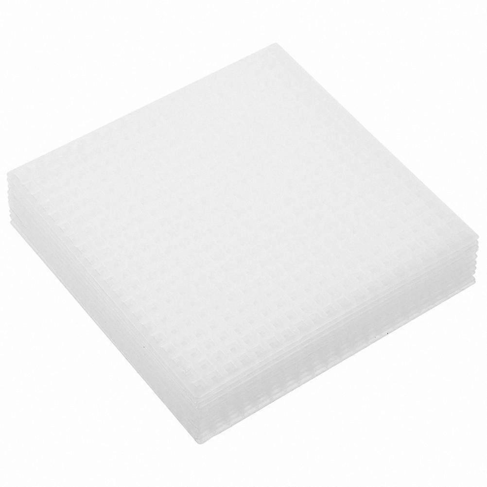 10 Pieces Reusable Plastic Mesh Sheets for Sewing, Embroidery Grid Pads, DIY Bag Crafting Helpers