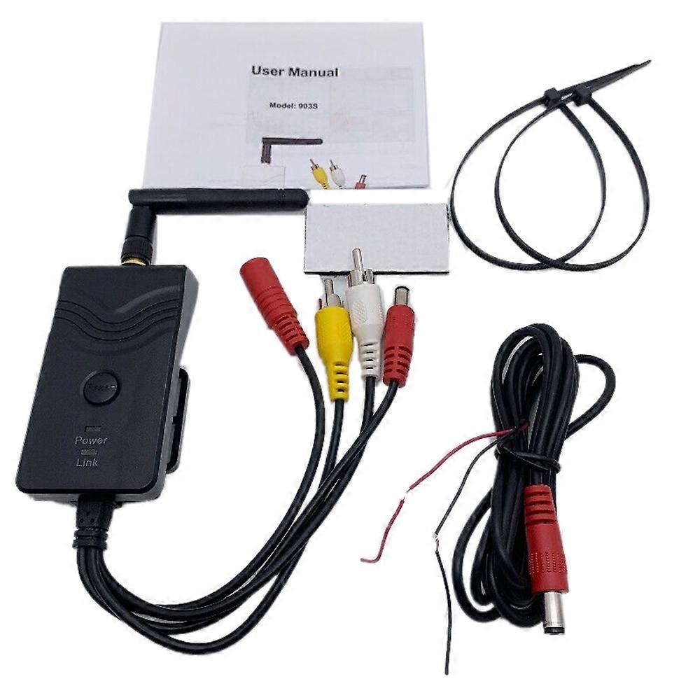 WiFi Transmitter Signal Repeater for Wireless Car Rear View Backup Camera for iPhone IOS & Android 903S HD PK 903W,Black