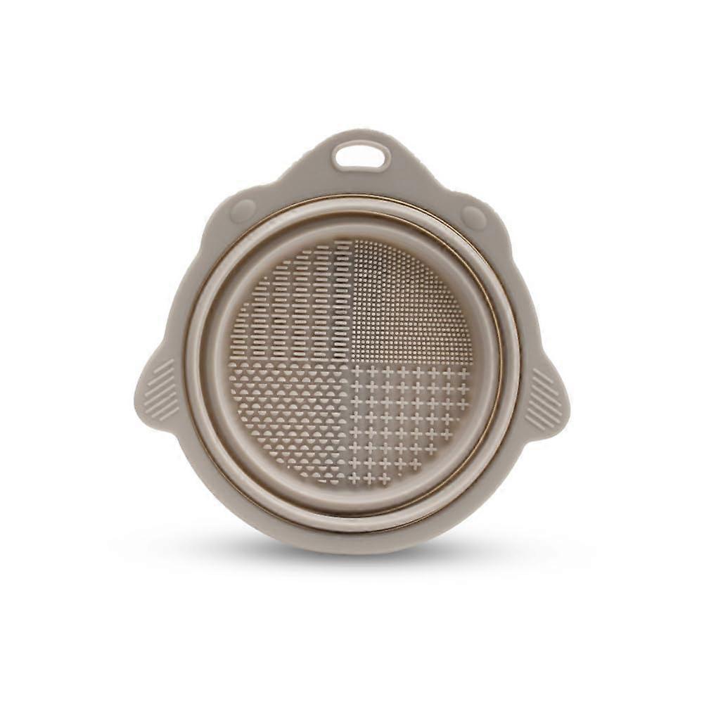 Makeup Brush Cleaner Silicone Foldable Washing Tool for Removing Residue and Easy Storage