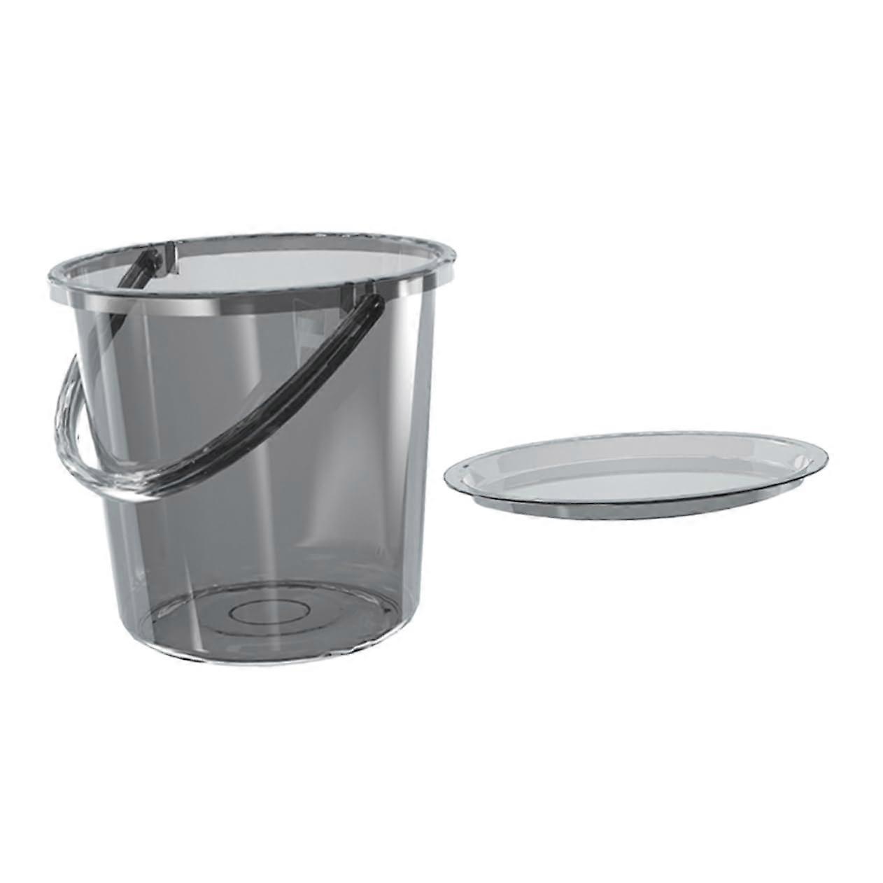 Collapsible Large Capacity Bucket with Handle for Camping, Bathroom, and Home Water Storage